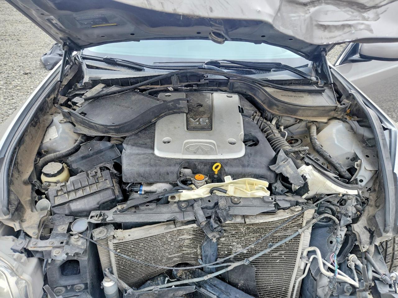 2008 Infiniti G35 X Gray vin: JNKBV61F58M259652