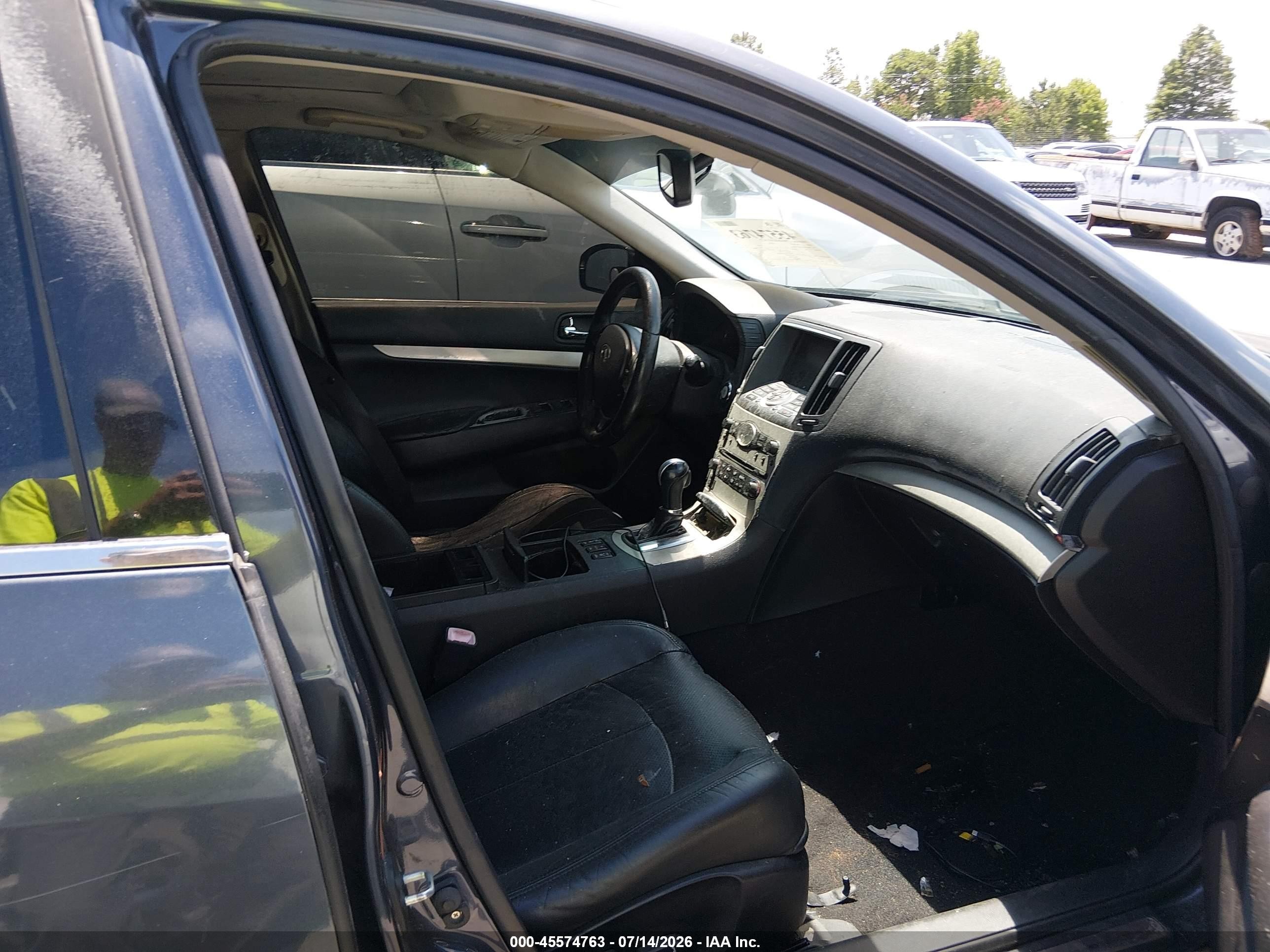 2008 Infiniti G35x   Black vin: JNKBV61F58M262468