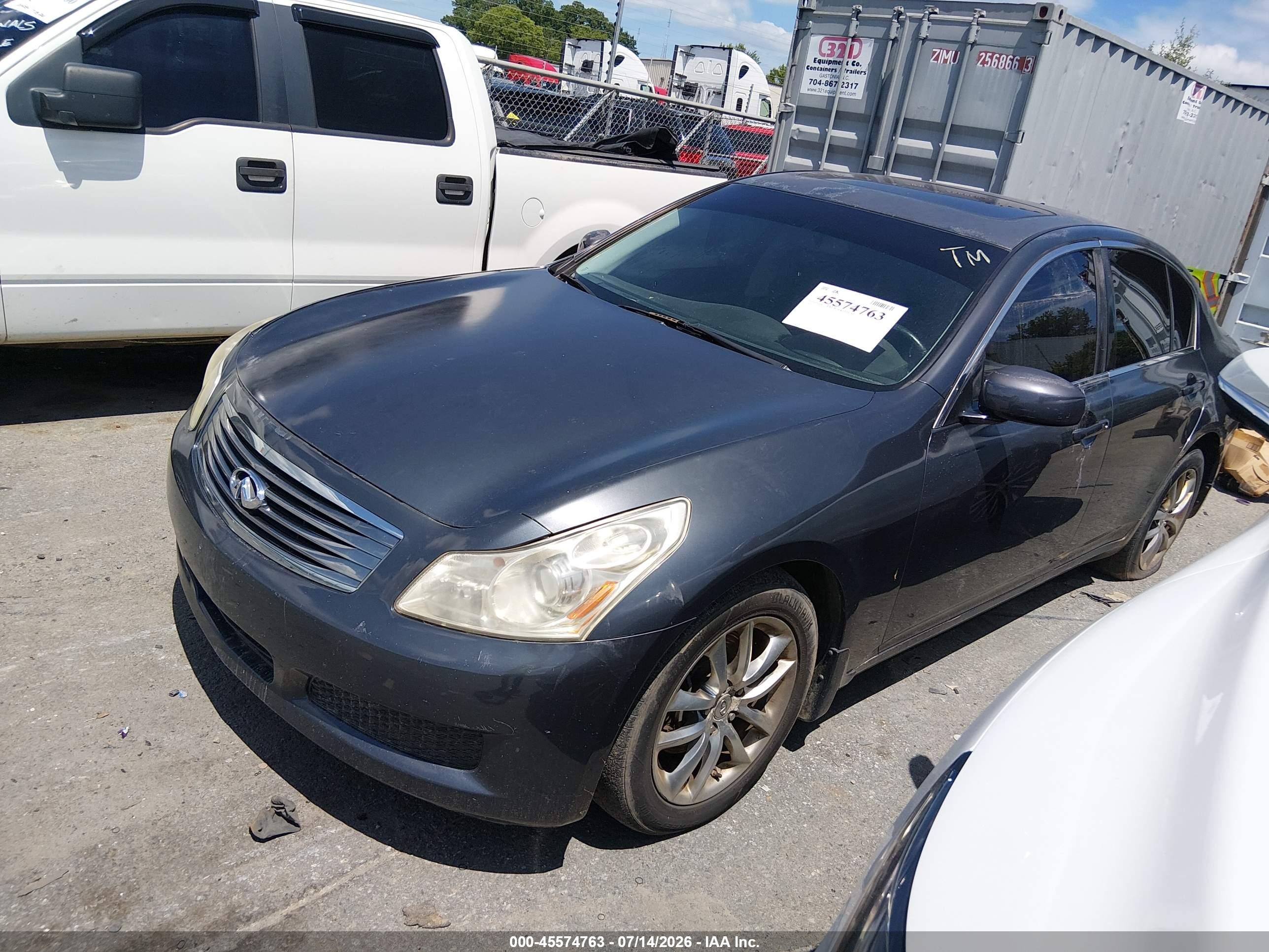 2008 Infiniti G35x   Black vin: JNKBV61F58M262468