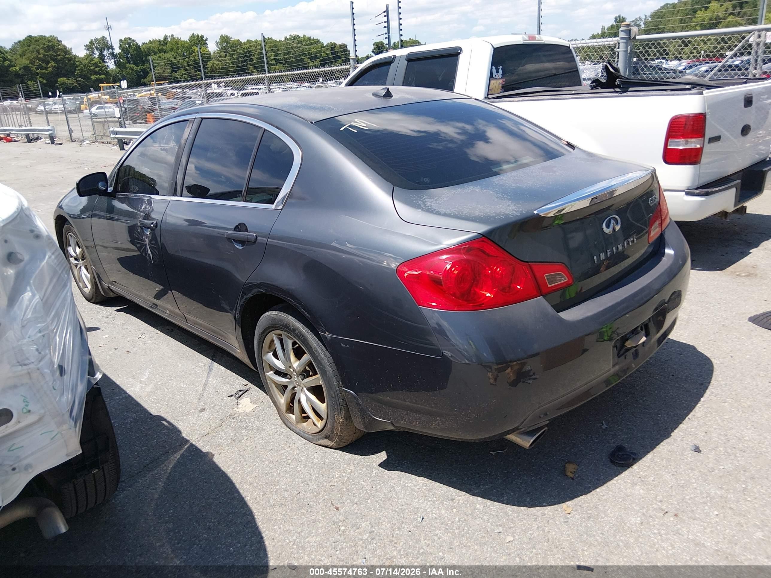 2008 Infiniti G35x   Black vin: JNKBV61F58M262468