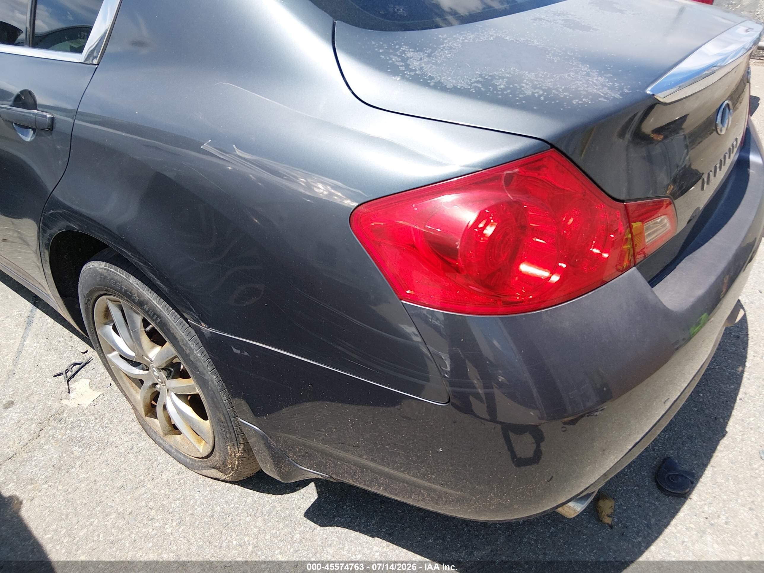 2008 Infiniti G35x   Black vin: JNKBV61F58M262468