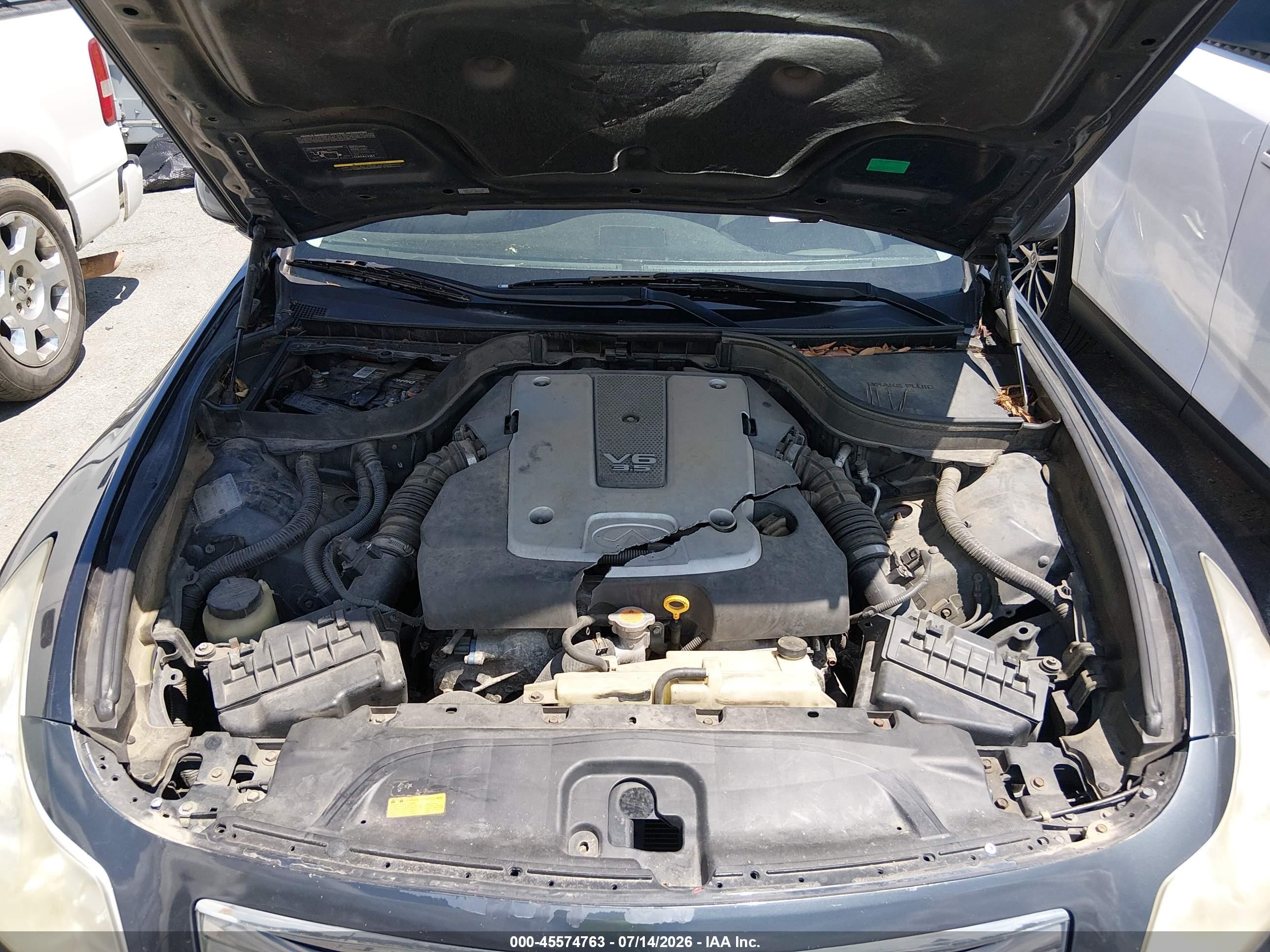2008 Infiniti G35x   Black vin: JNKBV61F58M262468