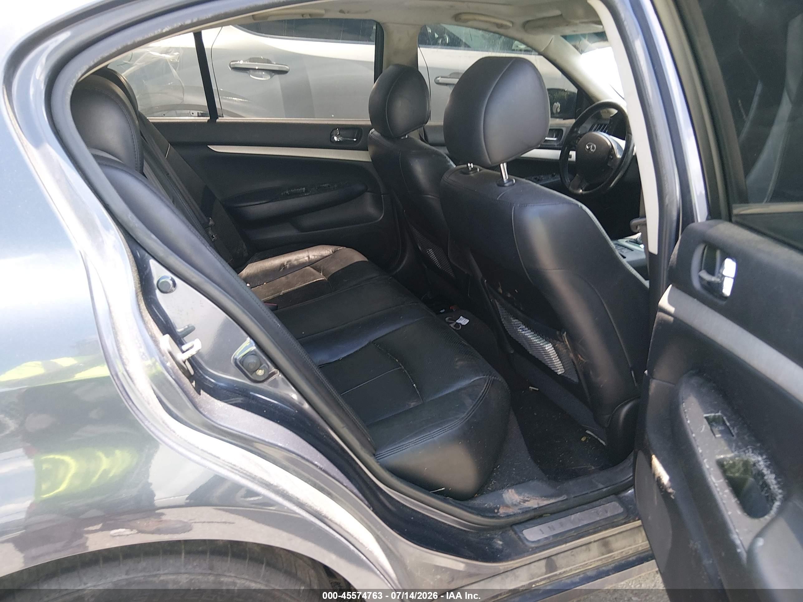 2008 Infiniti G35x   Black vin: JNKBV61F58M262468