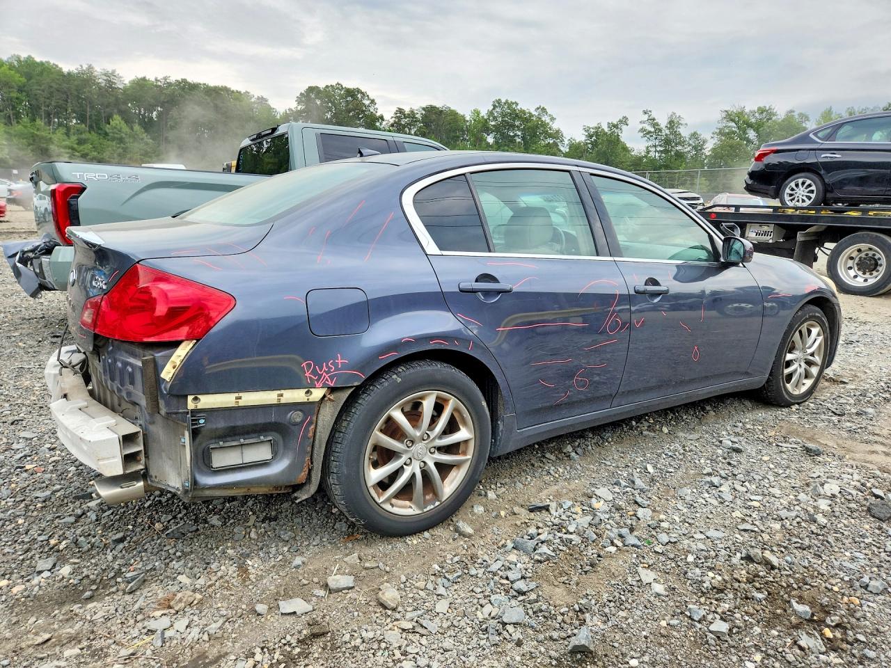 2008 Infiniti G35 X Gray vin: JNKBV61F58M264172