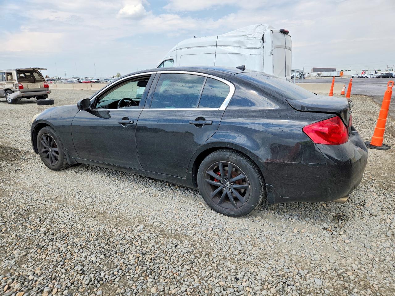 2007 Infiniti G35 X Black vin: JNKBV61F67M810489