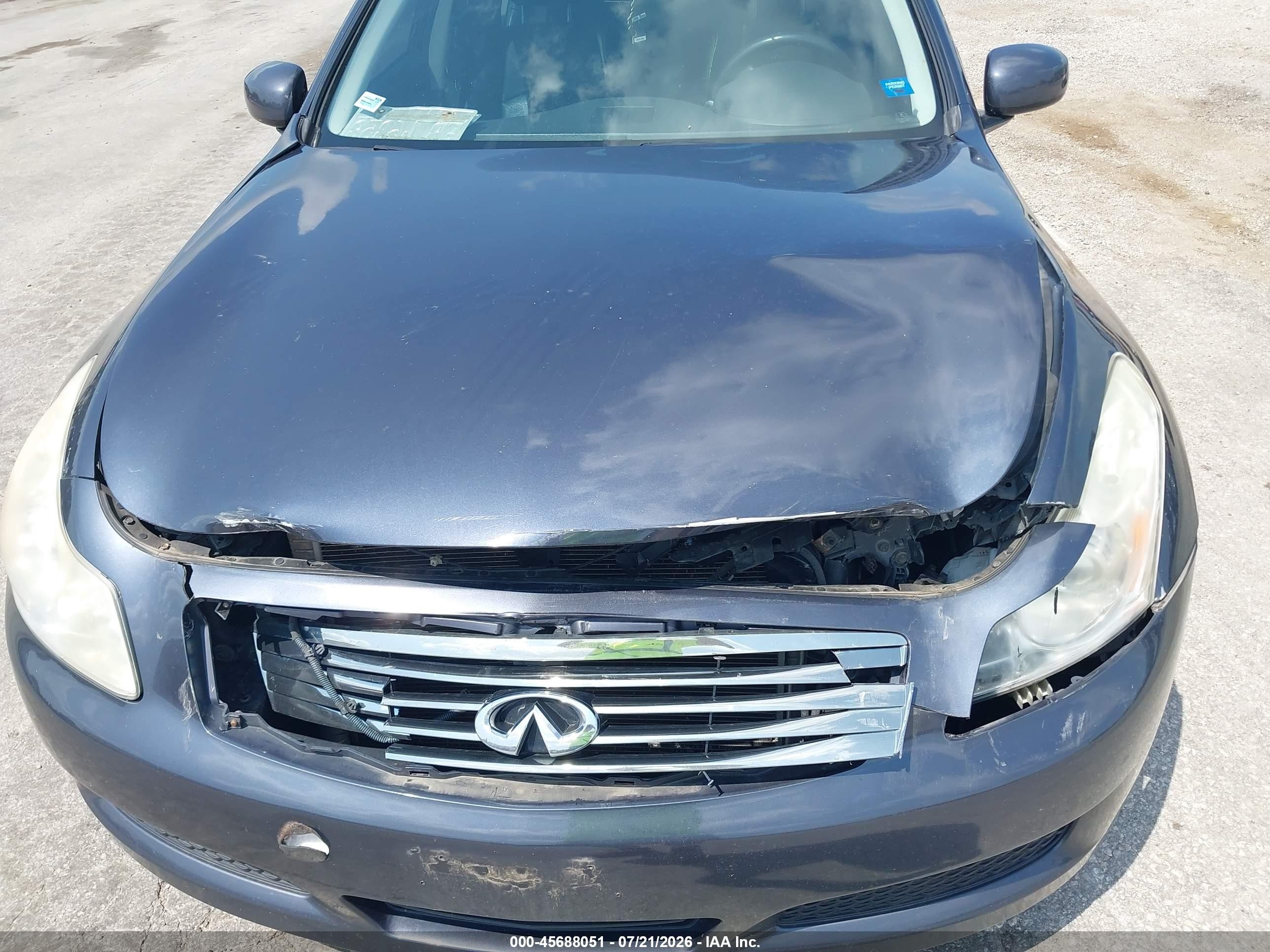 2007 Infiniti G35x   Серый vin: JNKBV61F67M817958