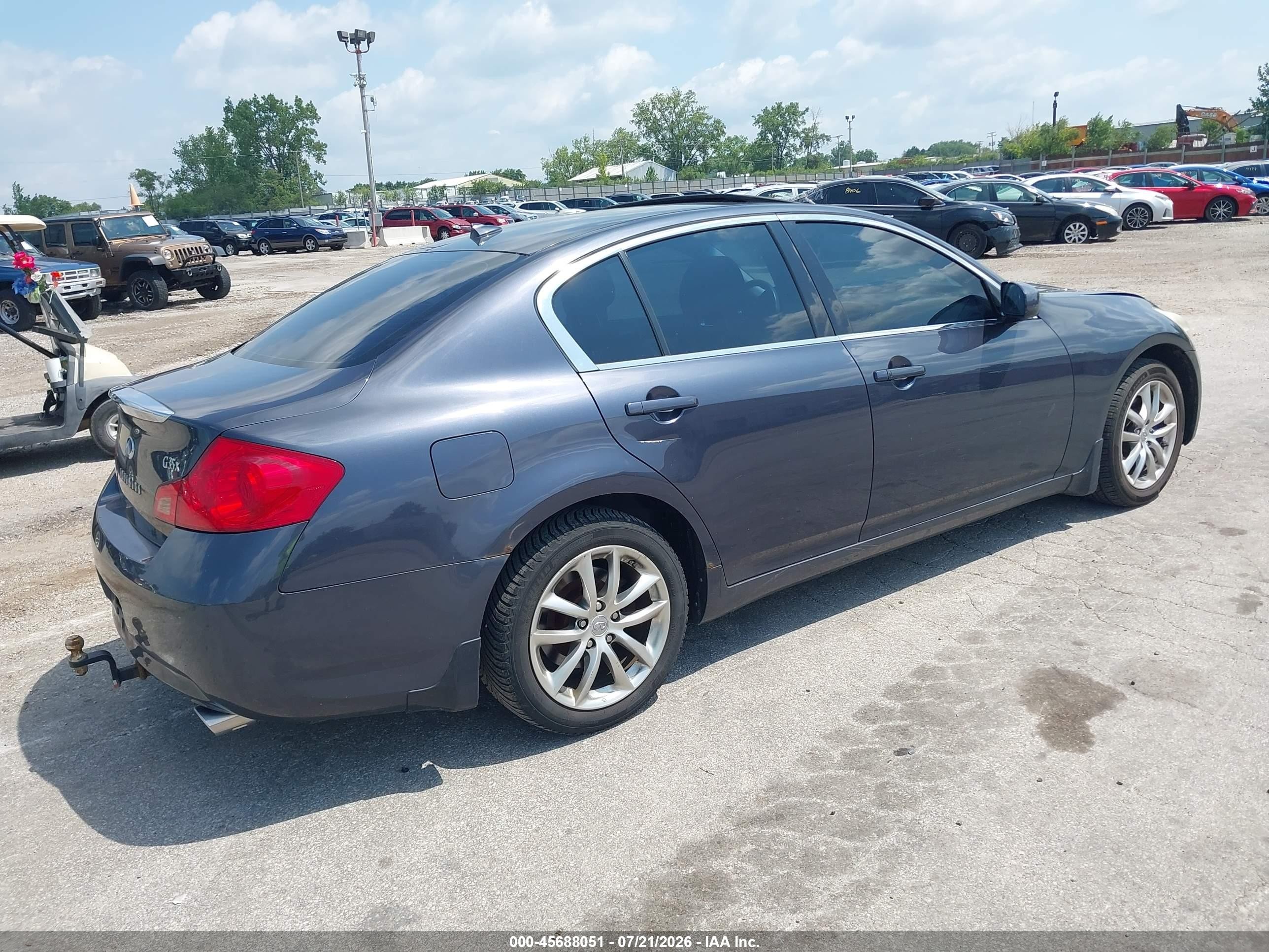 2007 Infiniti G35x   Серый vin: JNKBV61F67M817958