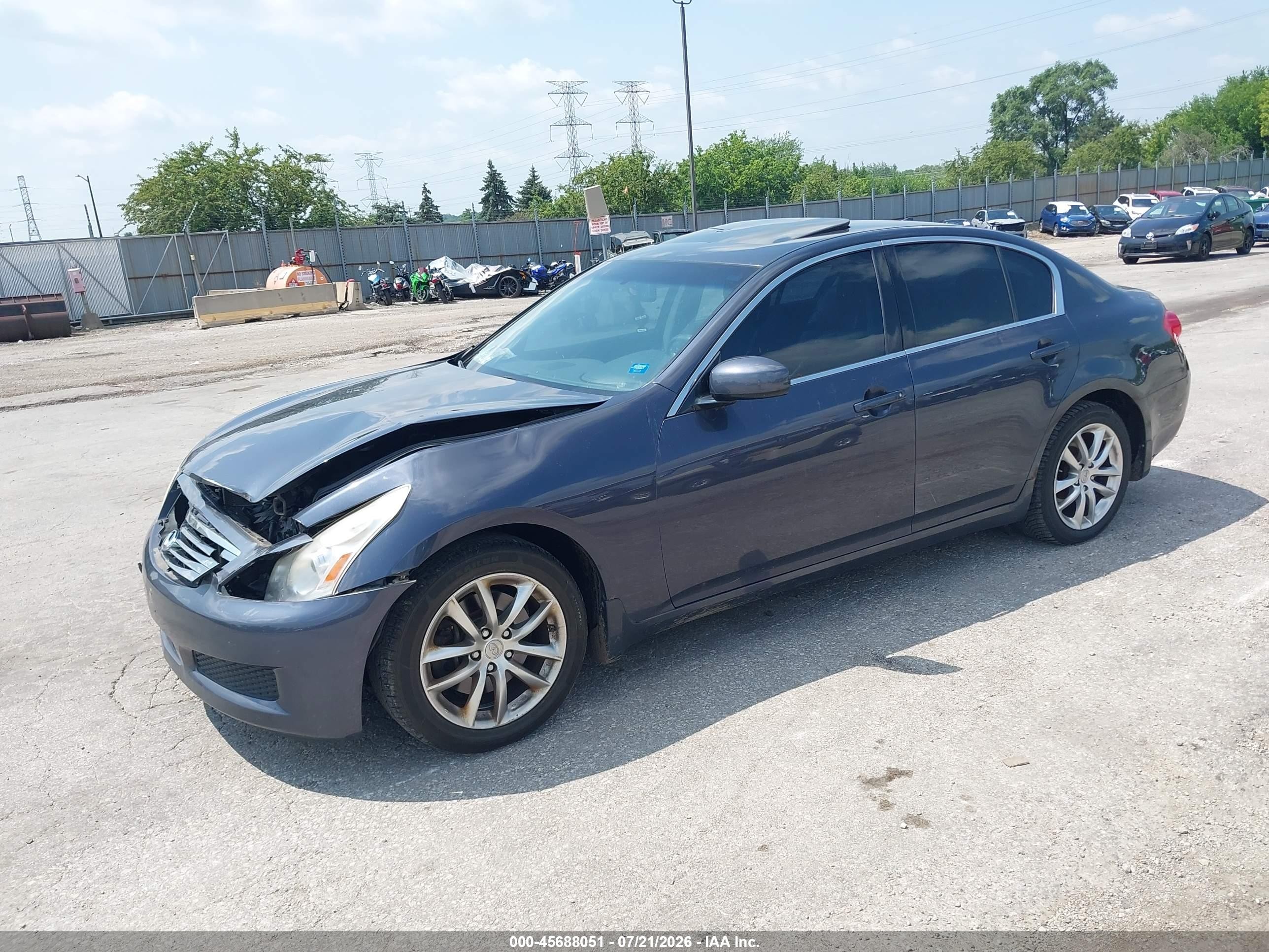 2007 Infiniti G35x   Серый vin: JNKBV61F67M817958
