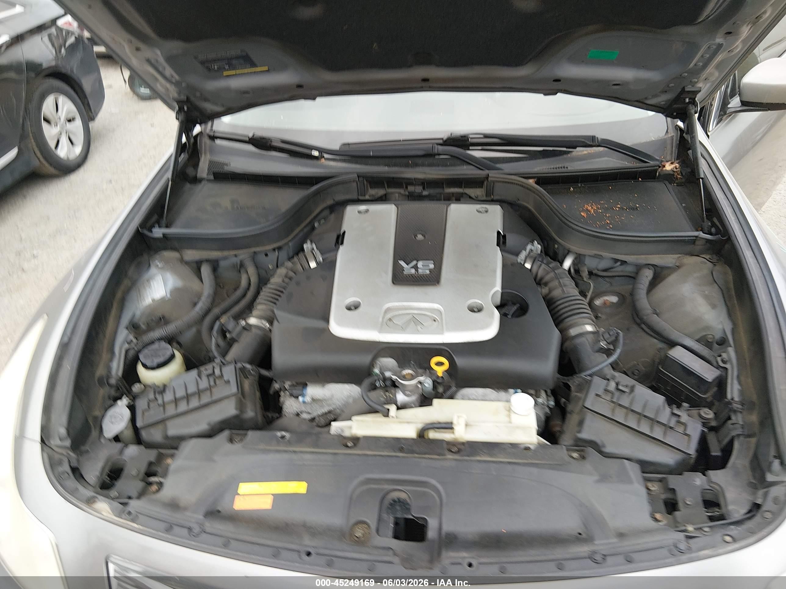 2008 Infiniti G35x   Gray vin: JNKBV61F68M260244