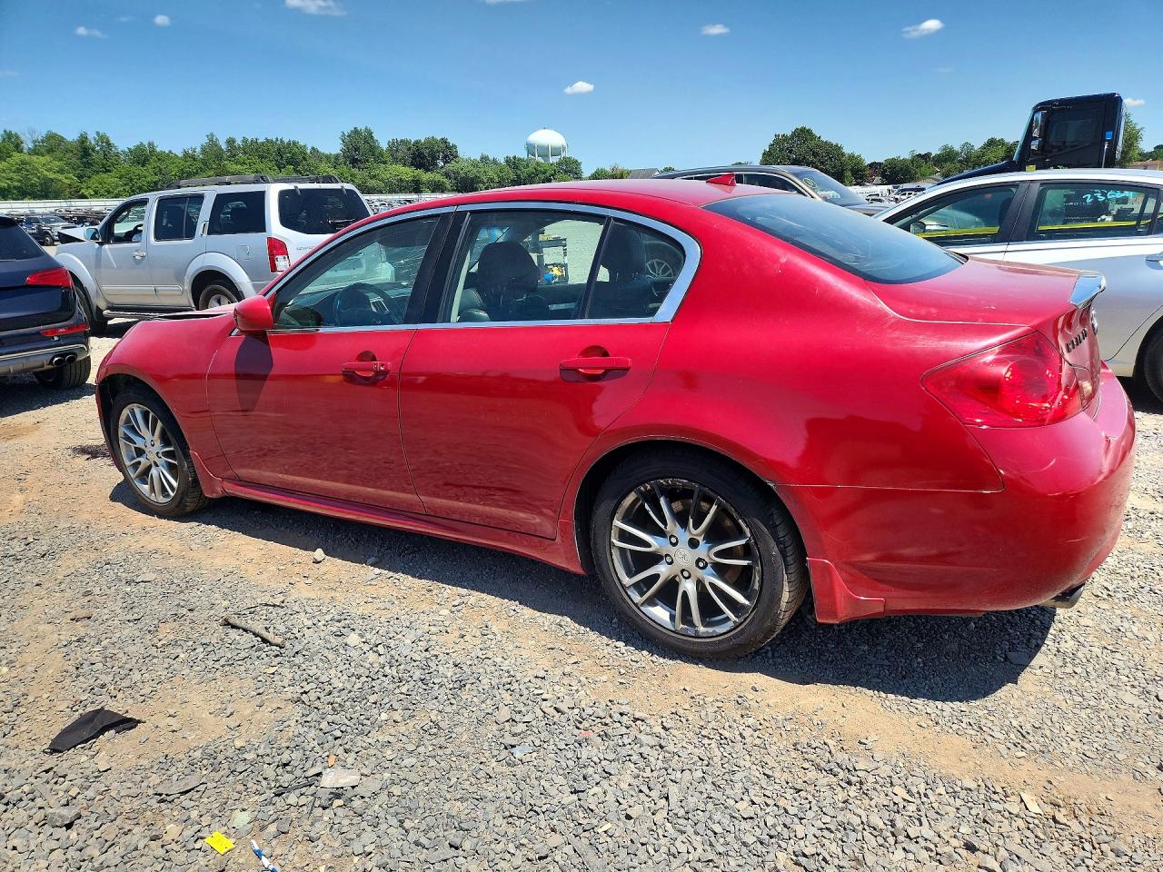2008 Infiniti G35 X Красный vin: JNKBV61F68M264701