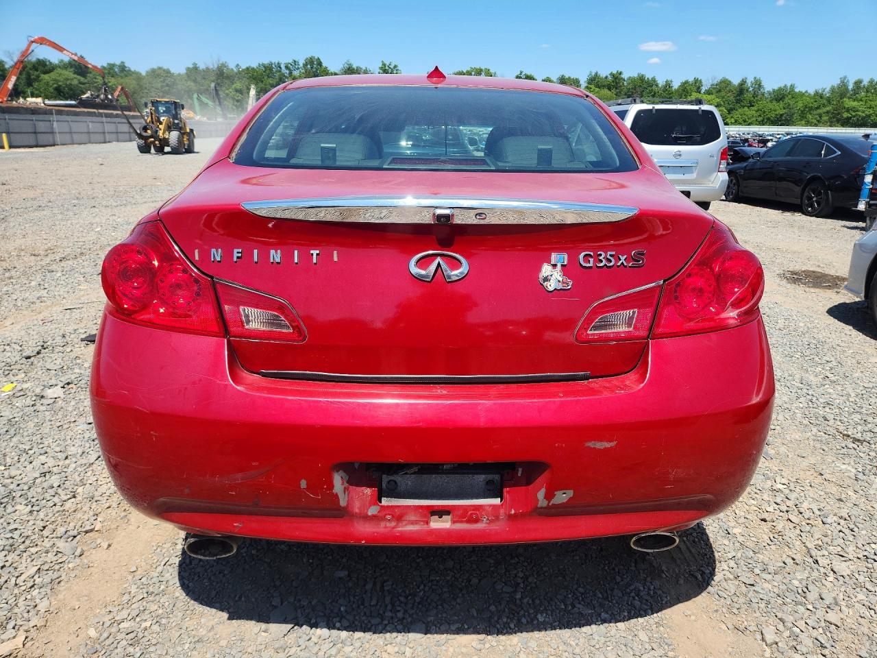 2008 Infiniti G35 X Красный vin: JNKBV61F68M264701