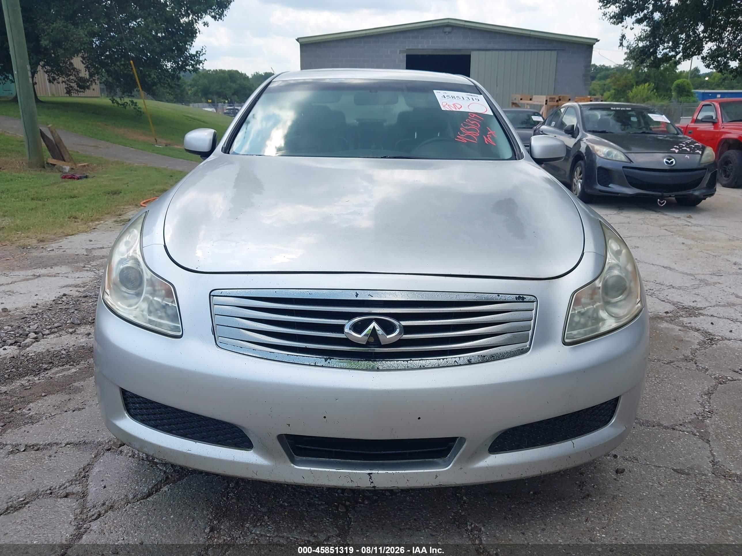 2008 Infiniti G35x   Silver vin: JNKBV61F68M266030