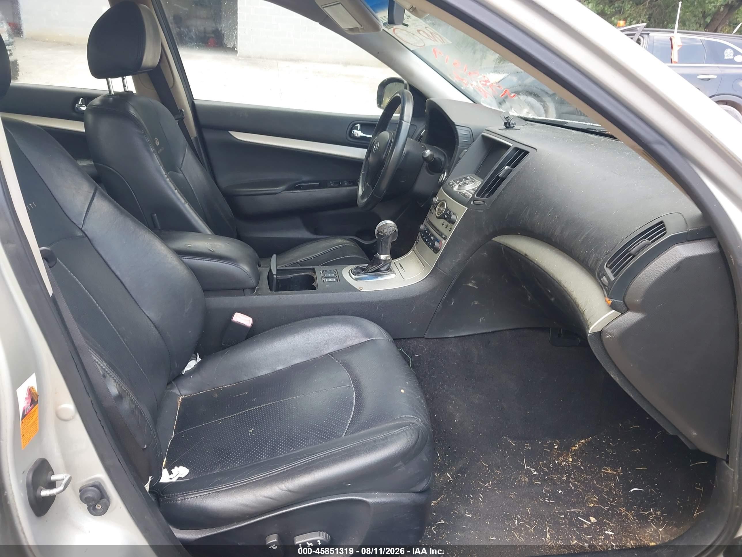 2008 Infiniti G35x   Silver vin: JNKBV61F68M266030