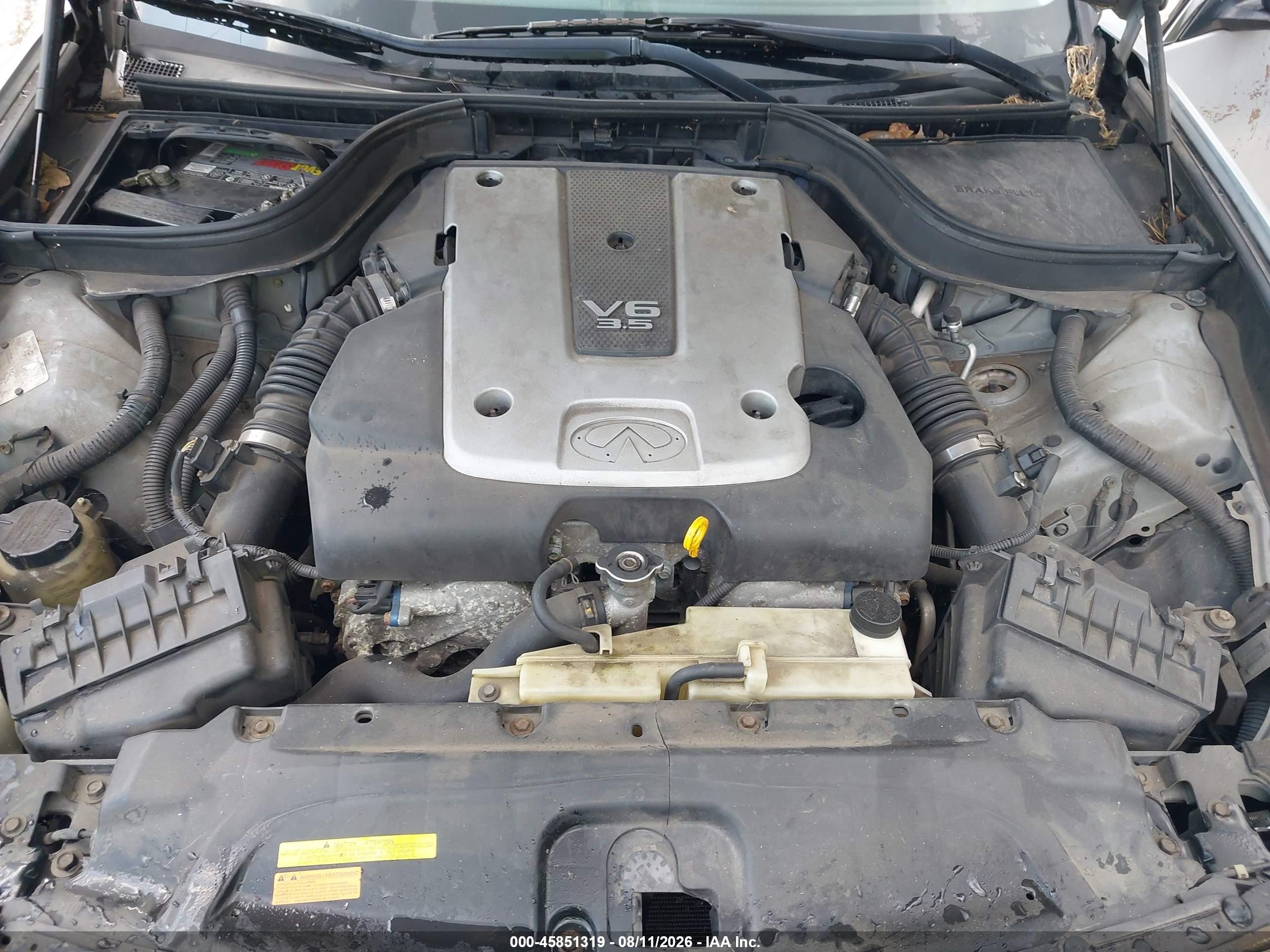 2008 Infiniti G35x   Silver vin: JNKBV61F68M266030