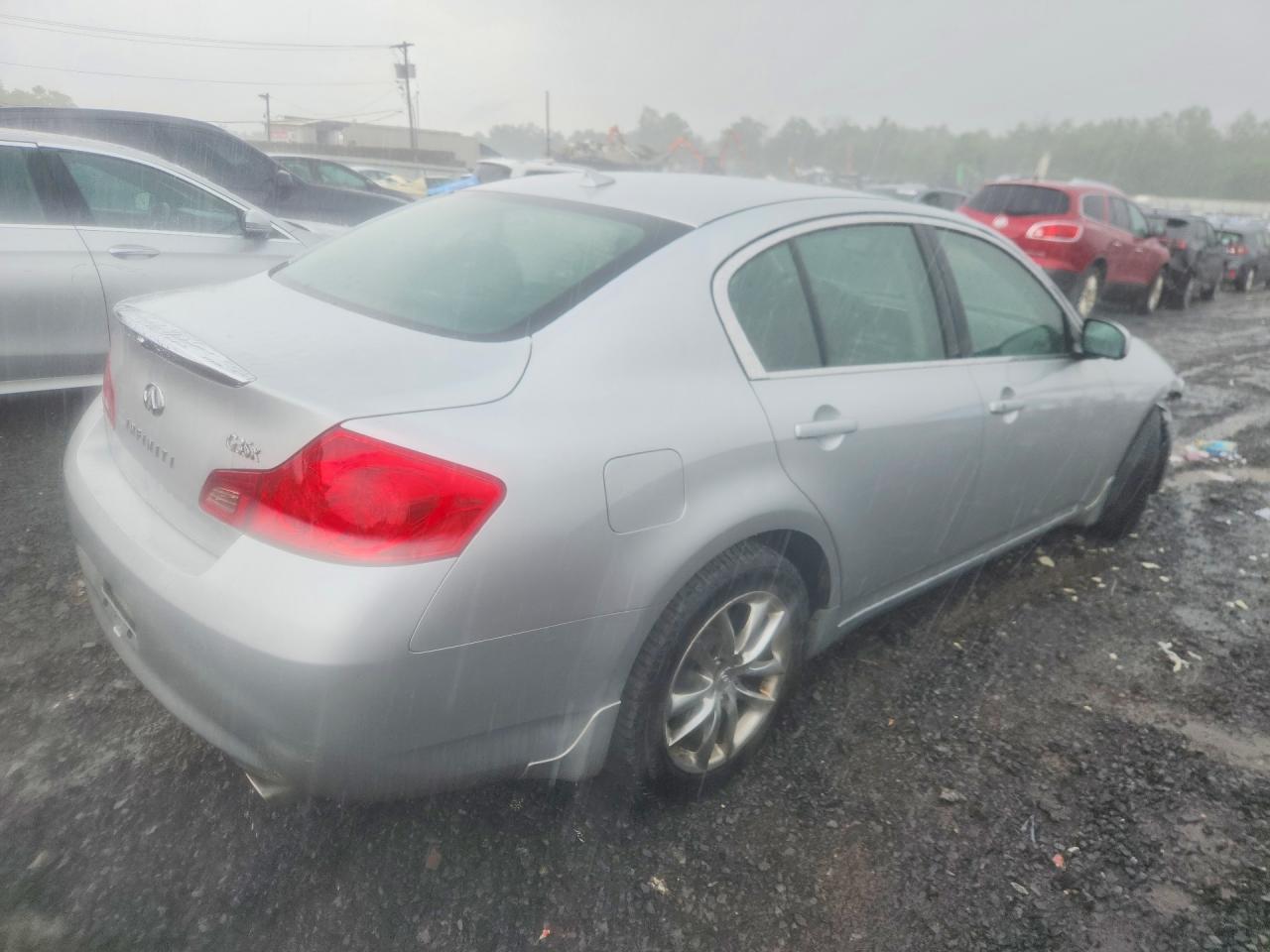2008 Infiniti G35 X Silver vin: JNKBV61F68M266898