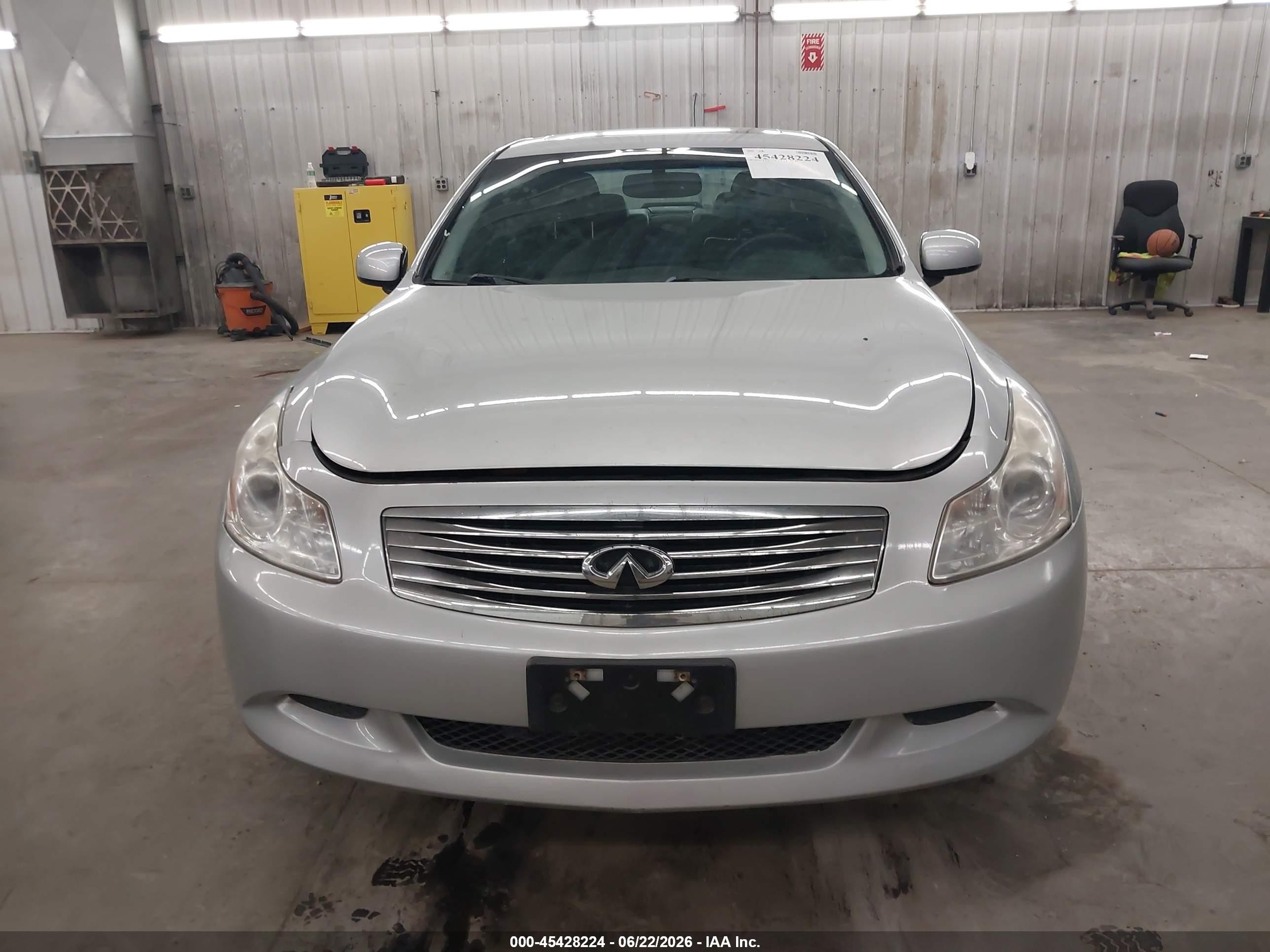 2008 Infiniti G35x   Silver vin: JNKBV61F68M278078