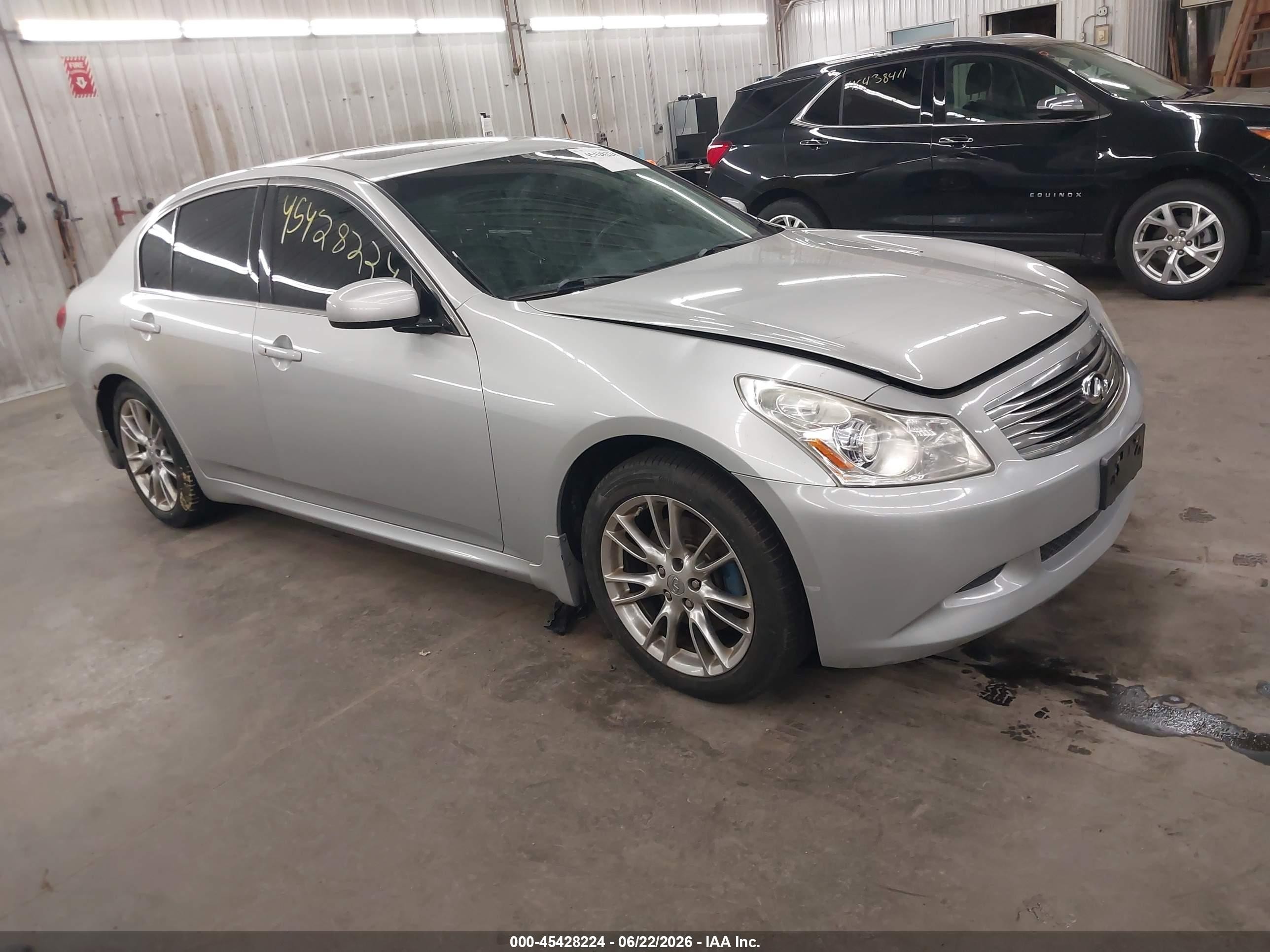 2008 Infiniti G35x   Silver vin: JNKBV61F68M278078