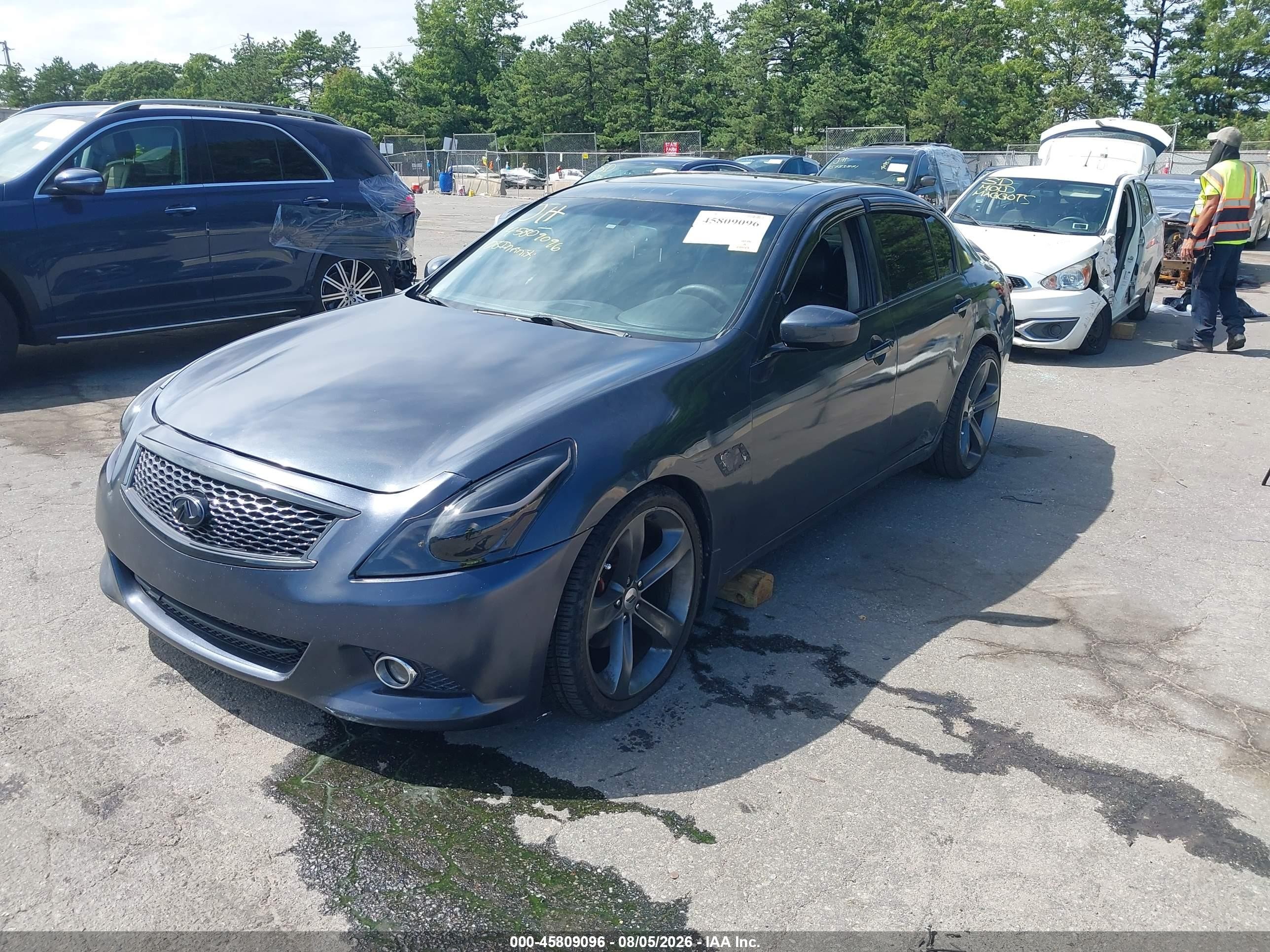 2008 Infiniti G35x   Серый vin: JNKBV61F68M280204