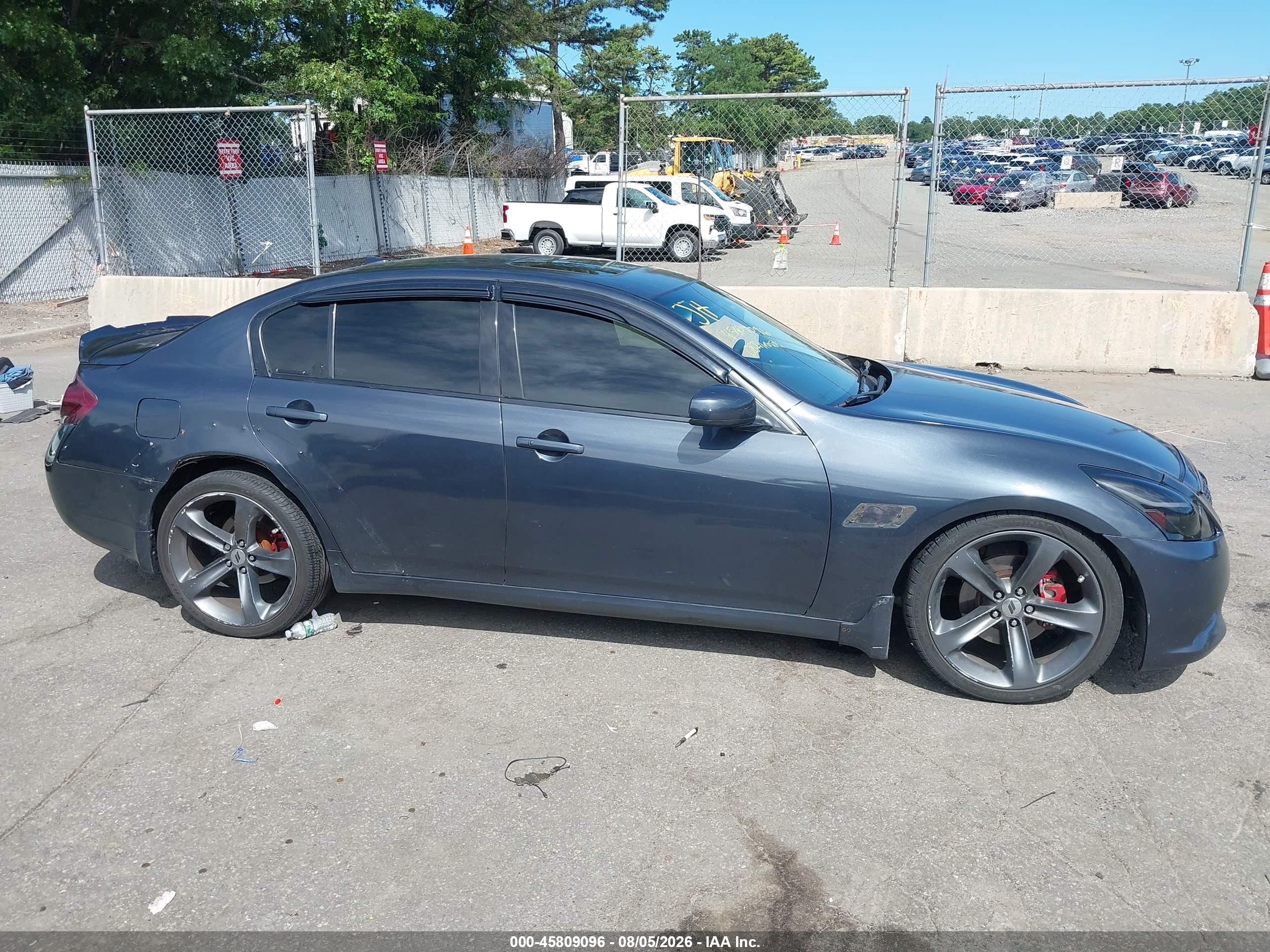 2008 Infiniti G35x   Серый vin: JNKBV61F68M280204