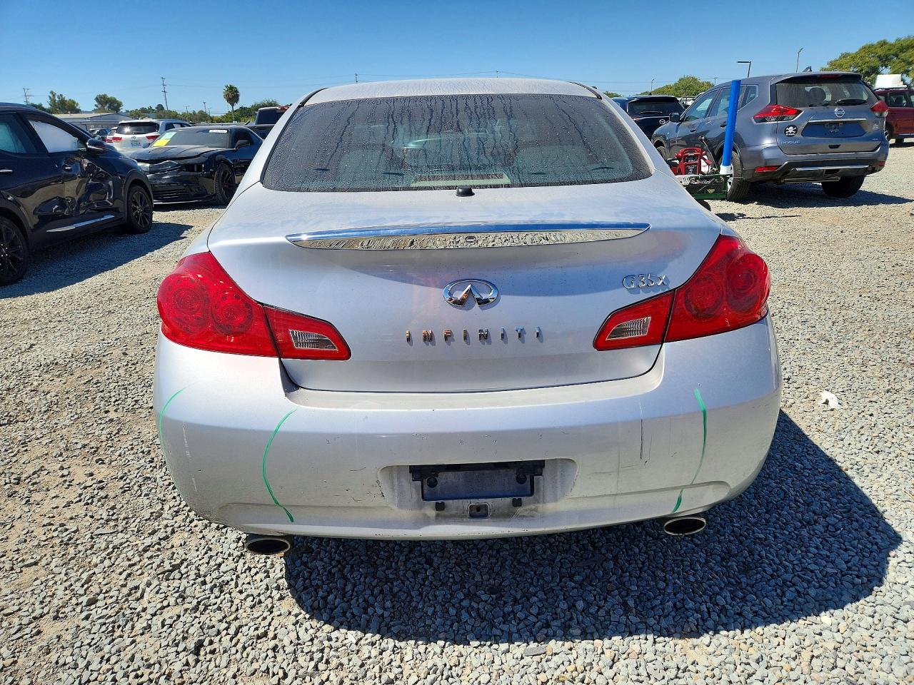 2007 Infiniti G35 X Silver vin: JNKBV61F77M807228