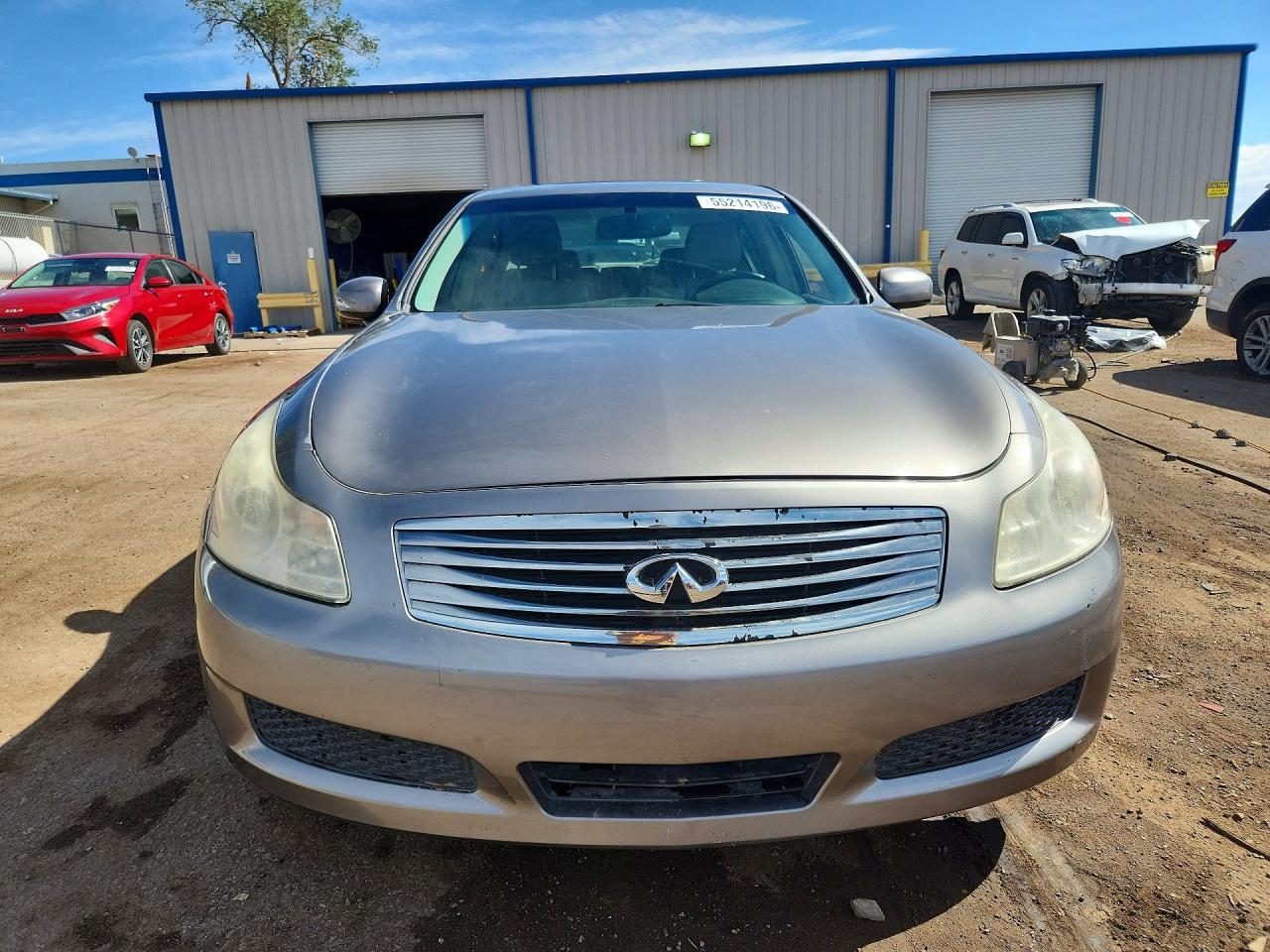 2008 Infiniti G35 X Tan vin: JNKBV61F78M254243