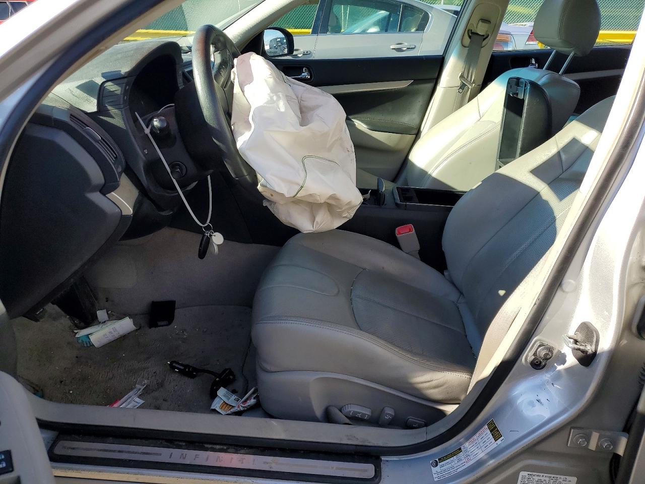 2008 Infiniti G35 X Silver vin: JNKBV61F78M256221