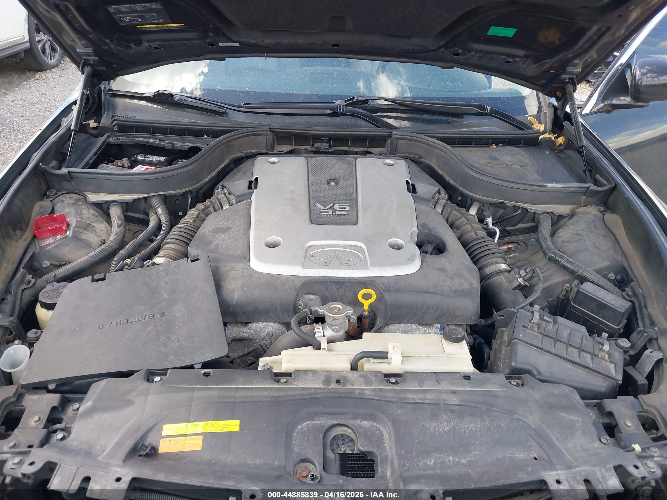 2008 Infiniti G35x   Black vin: JNKBV61F78M256526