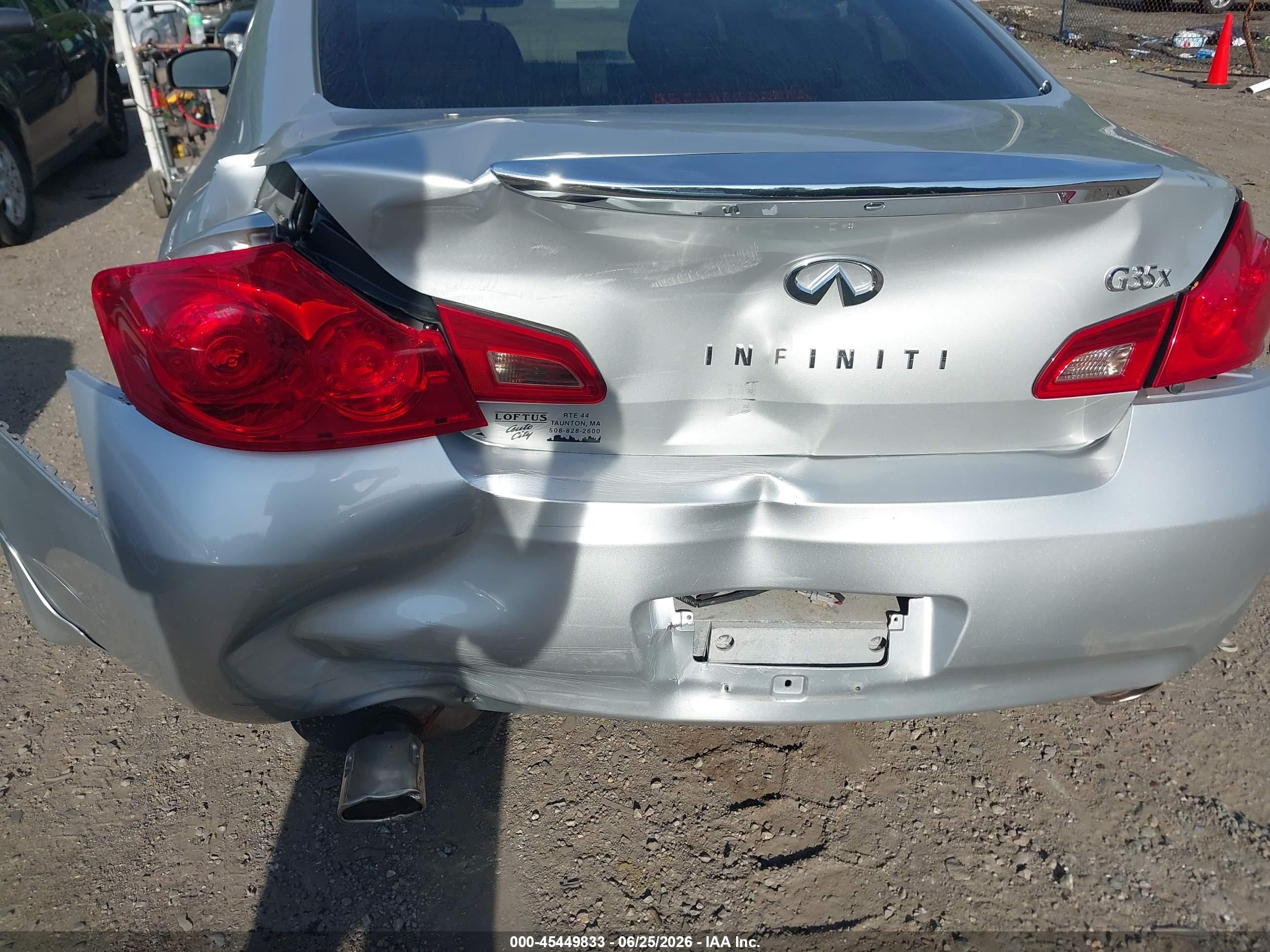 2008 Infiniti G35x   Silver vin: JNKBV61F78M269681