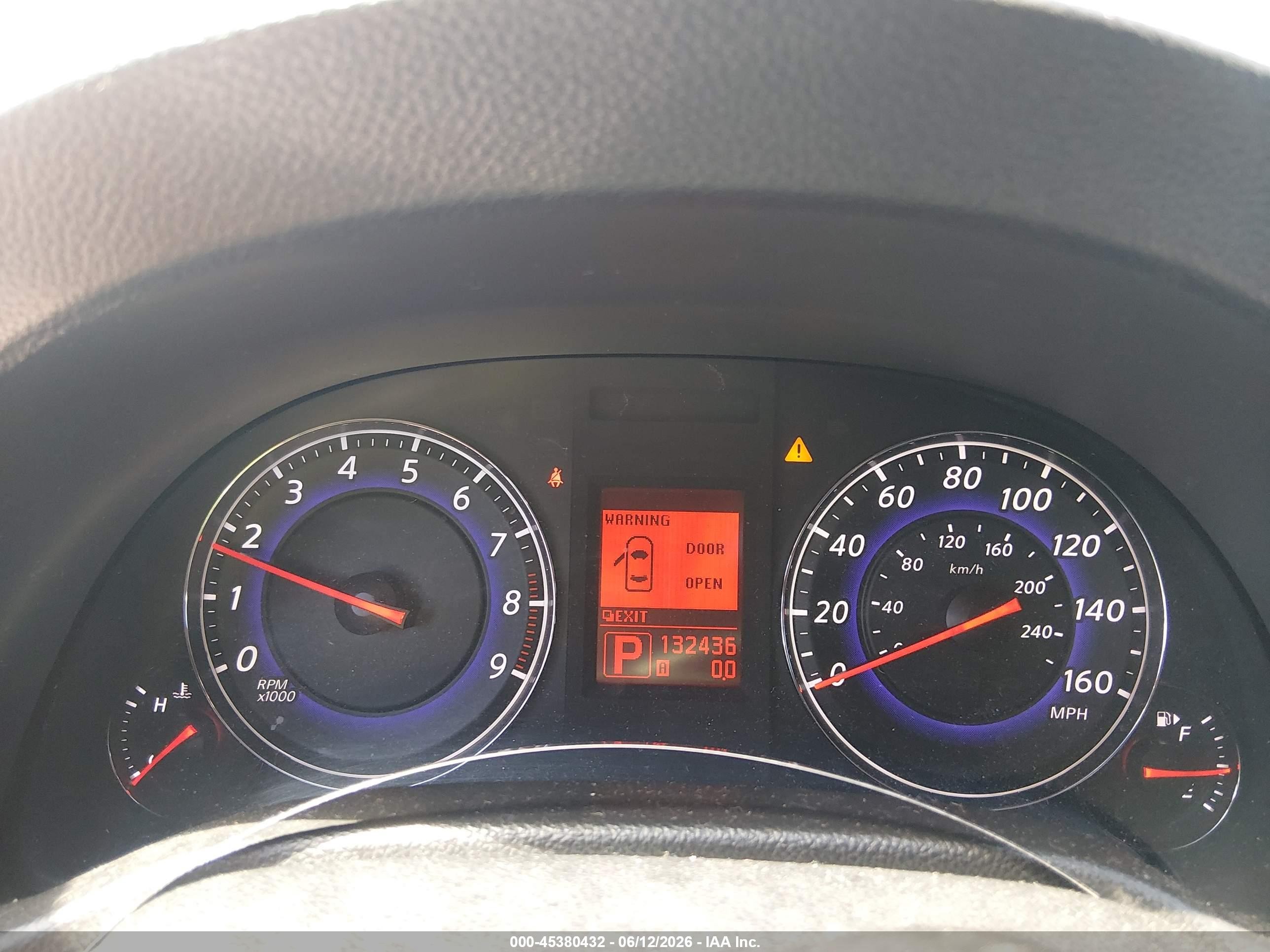2008 Infiniti G35x   Blue vin: JNKBV61F78M271625