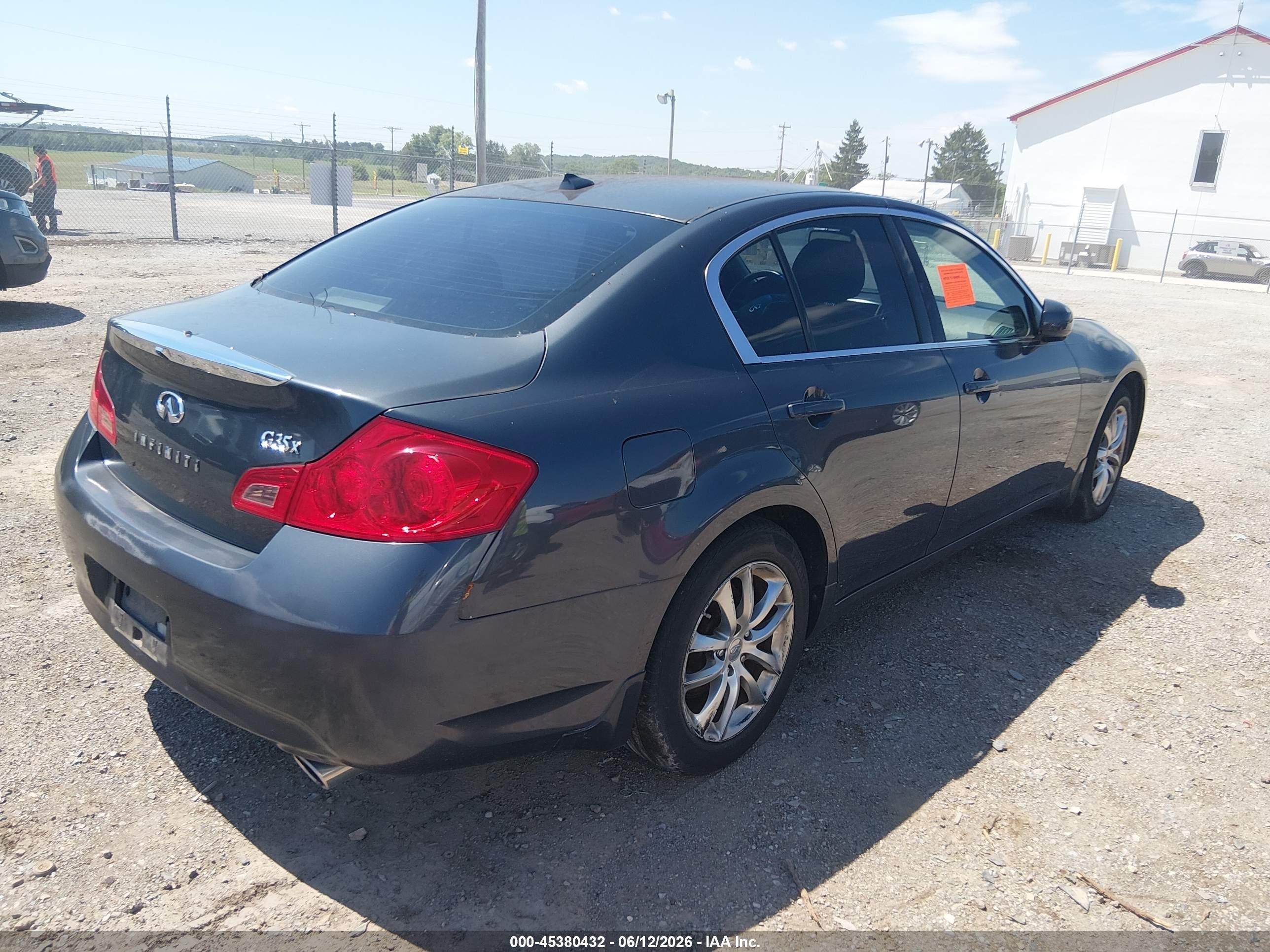 2008 Infiniti G35x   Blue vin: JNKBV61F78M271625