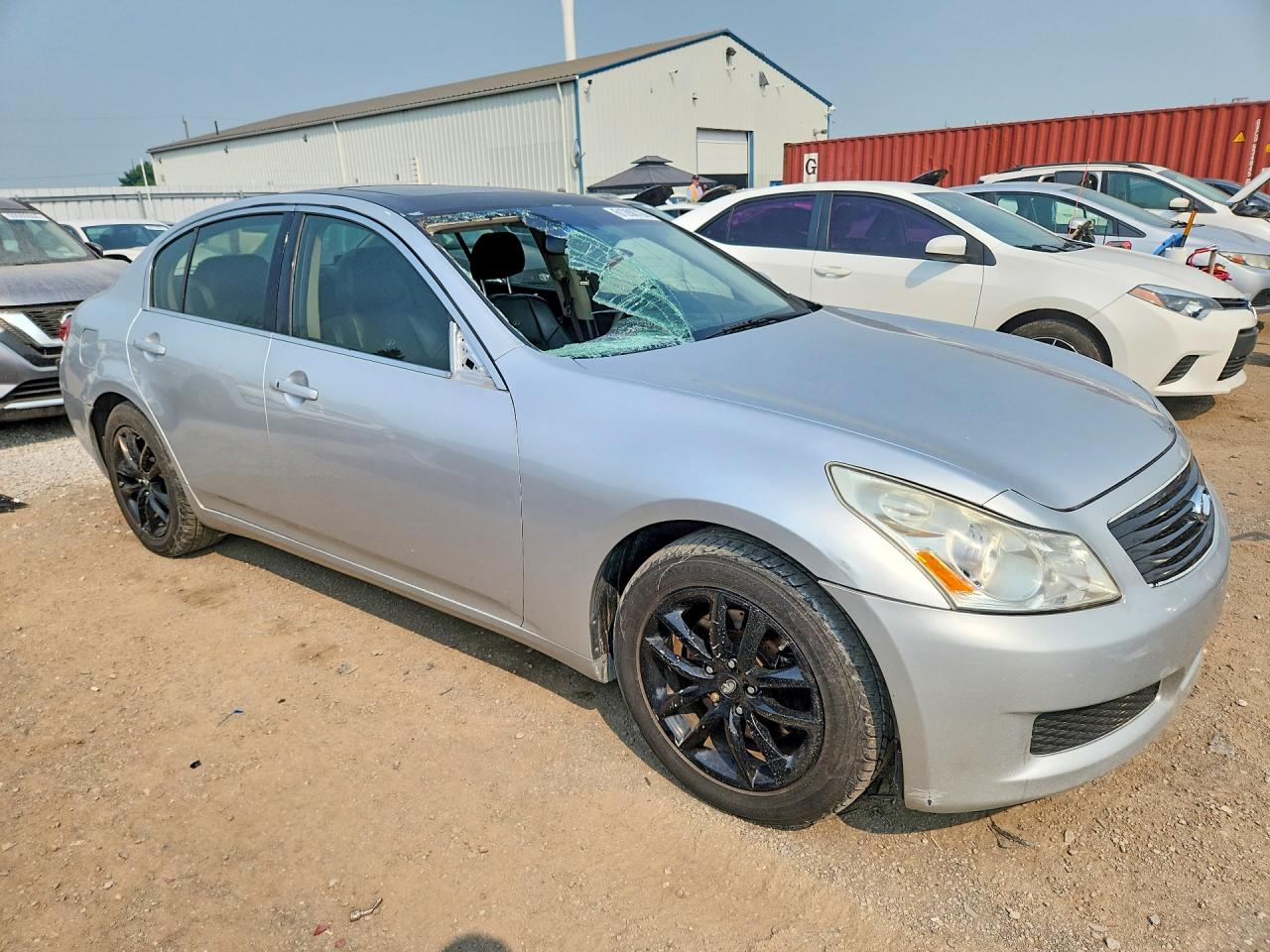 2007 Infiniti G35 X Silver vin: JNKBV61F87M808386