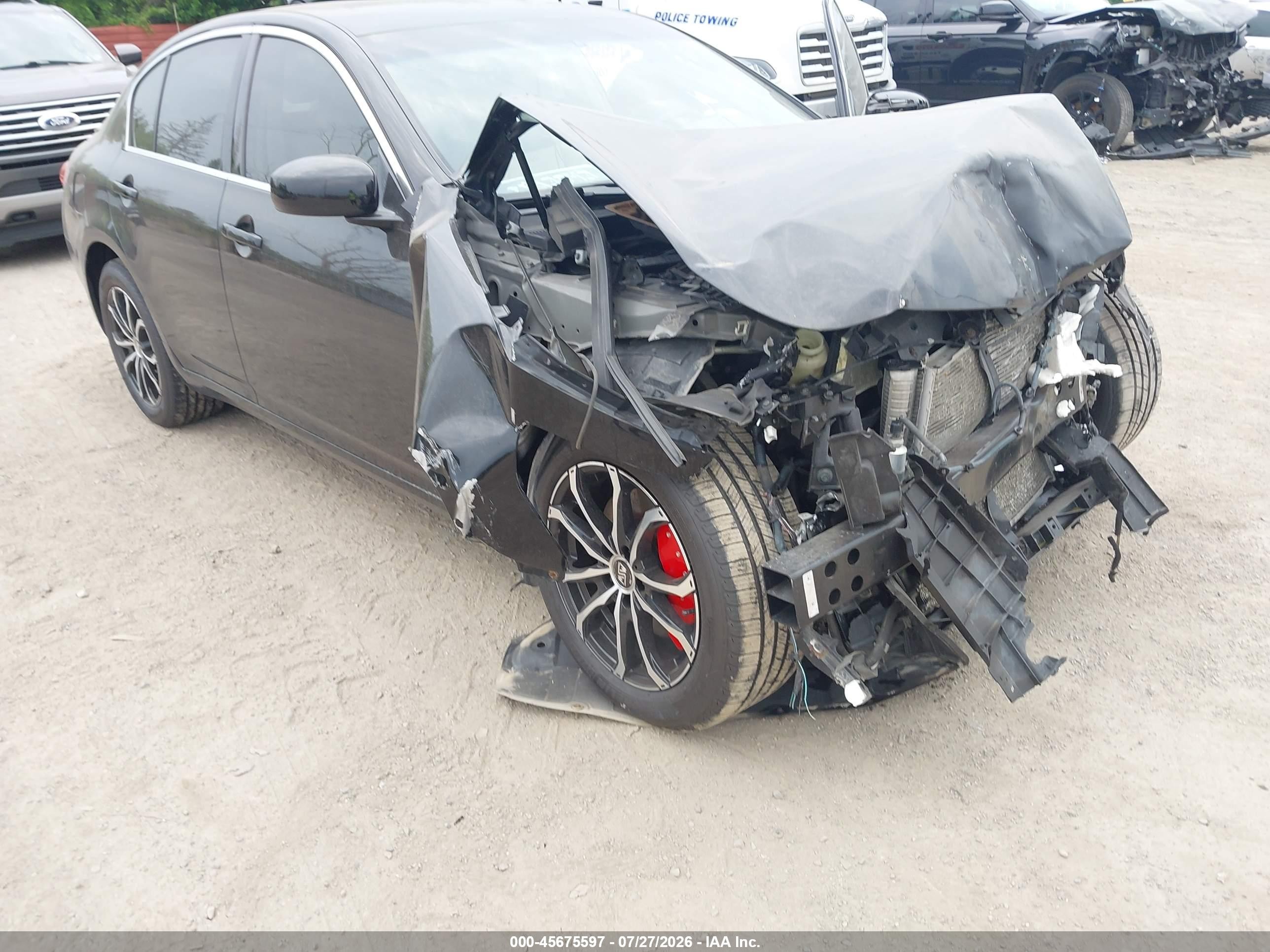 2007 Infiniti G35x   Черный vin: JNKBV61F87M814530