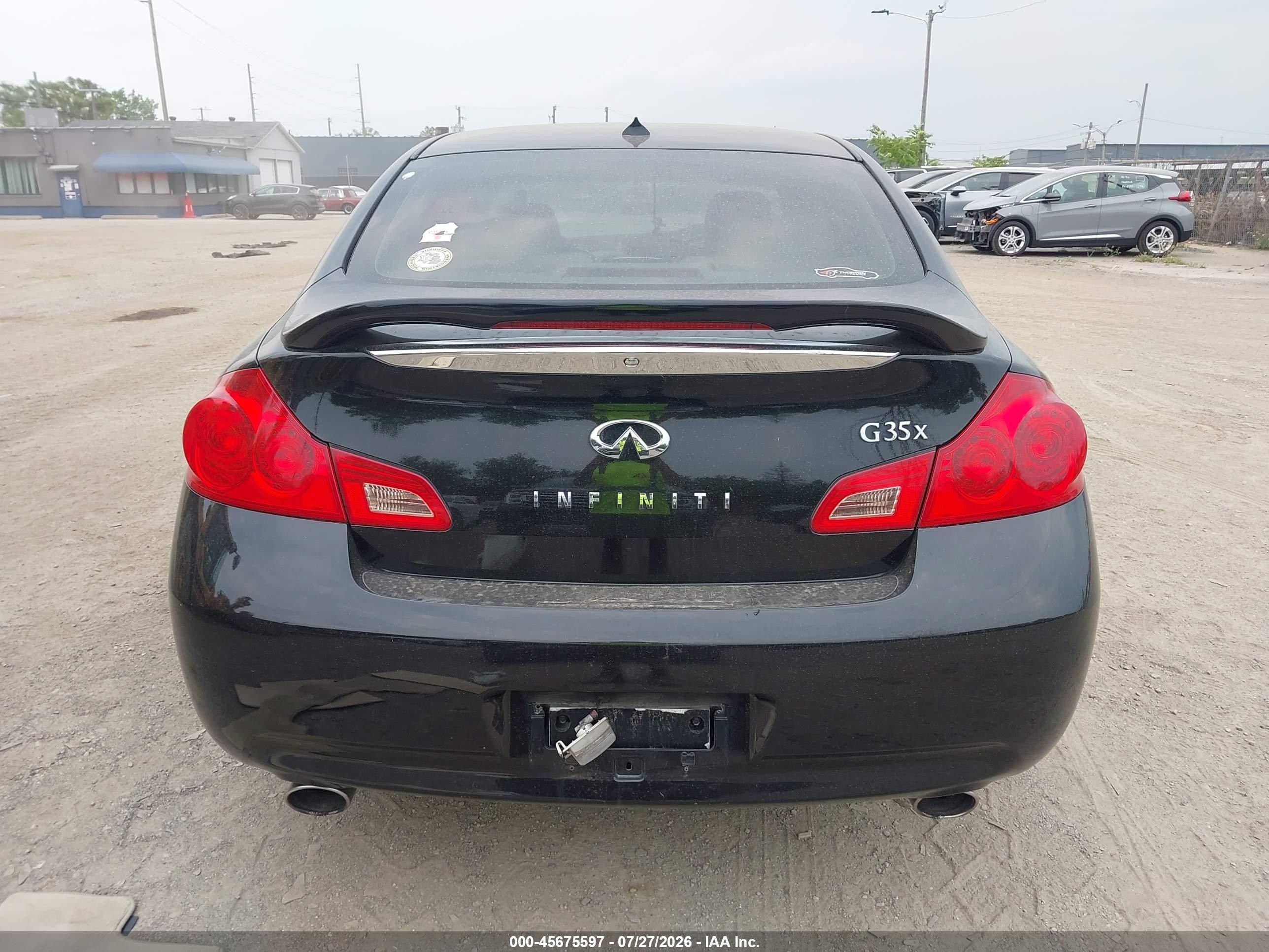 2007 Infiniti G35x   Черный vin: JNKBV61F87M814530