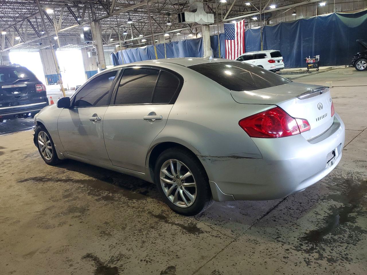 2007 Infiniti G35 X Silver vin: JNKBV61F87M814754