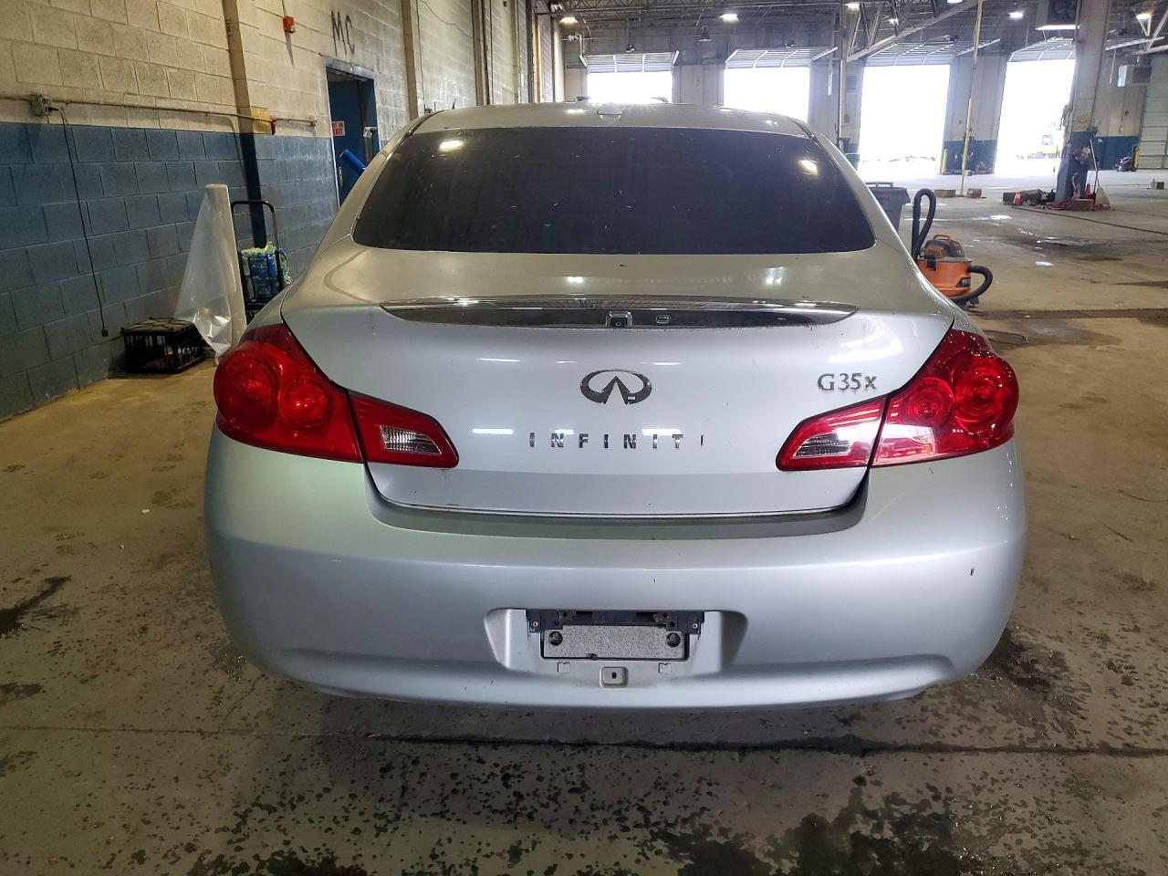 2007 Infiniti G35 X Silver vin: JNKBV61F87M814754