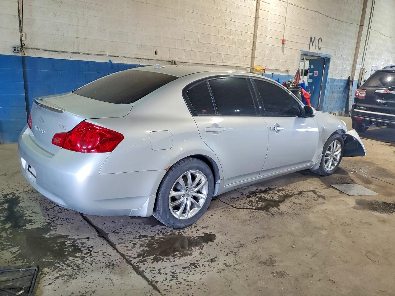 2007 Infiniti G35 X Silver vin: JNKBV61F87M814754