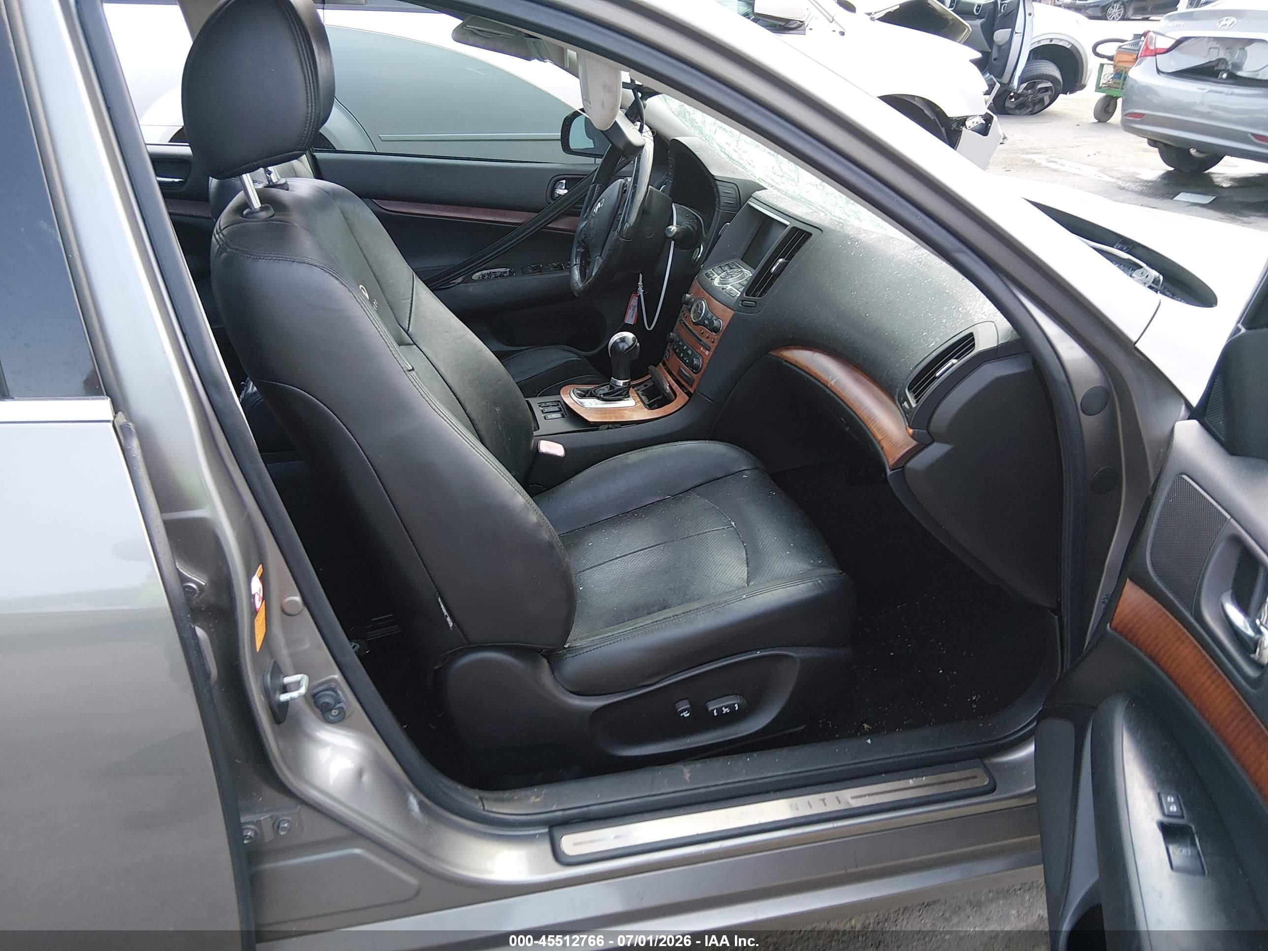 2007 Infiniti G35x   Gray vin: JNKBV61F87M815614
