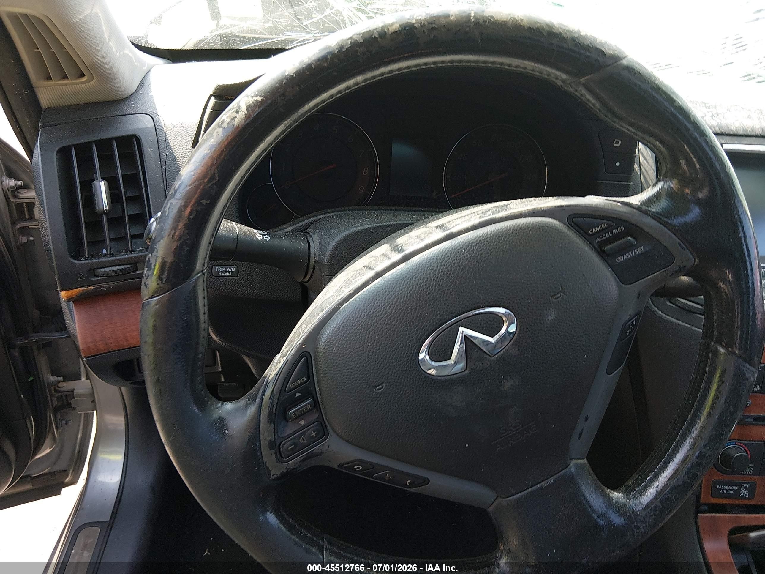 2007 Infiniti G35x   Gray vin: JNKBV61F87M815614