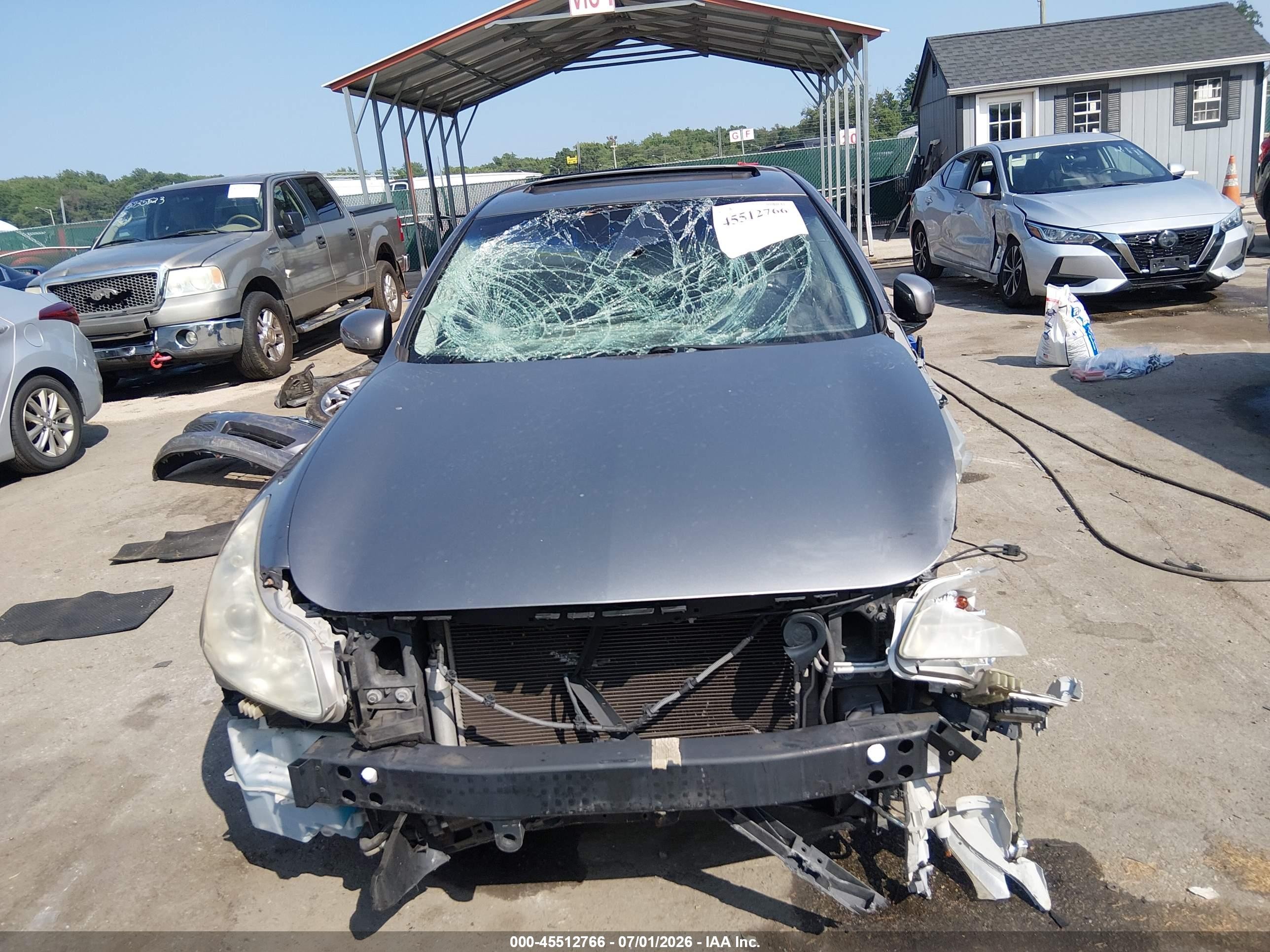 2007 Infiniti G35x   Gray vin: JNKBV61F87M815614