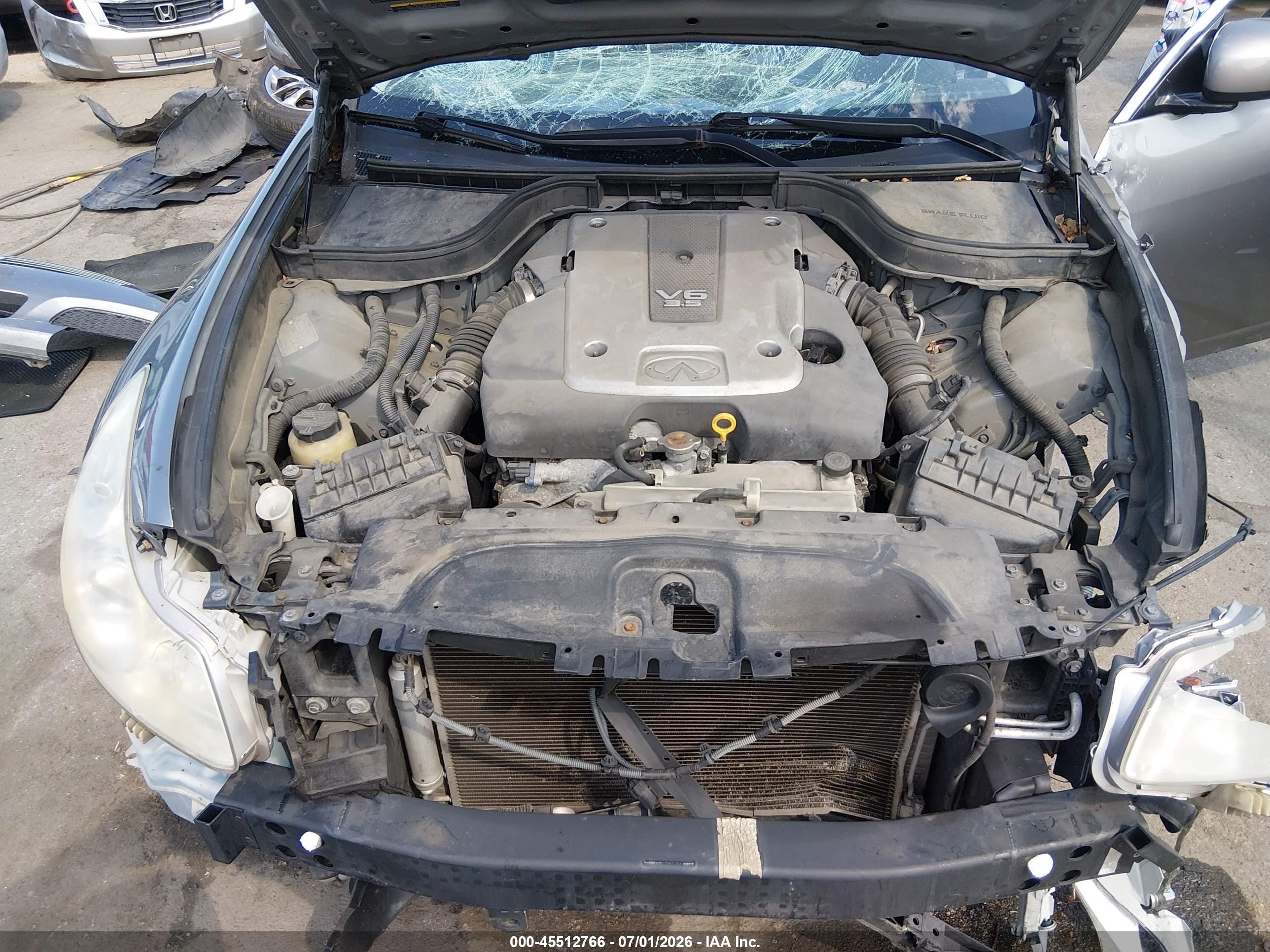 2007 Infiniti G35x   Gray vin: JNKBV61F87M815614