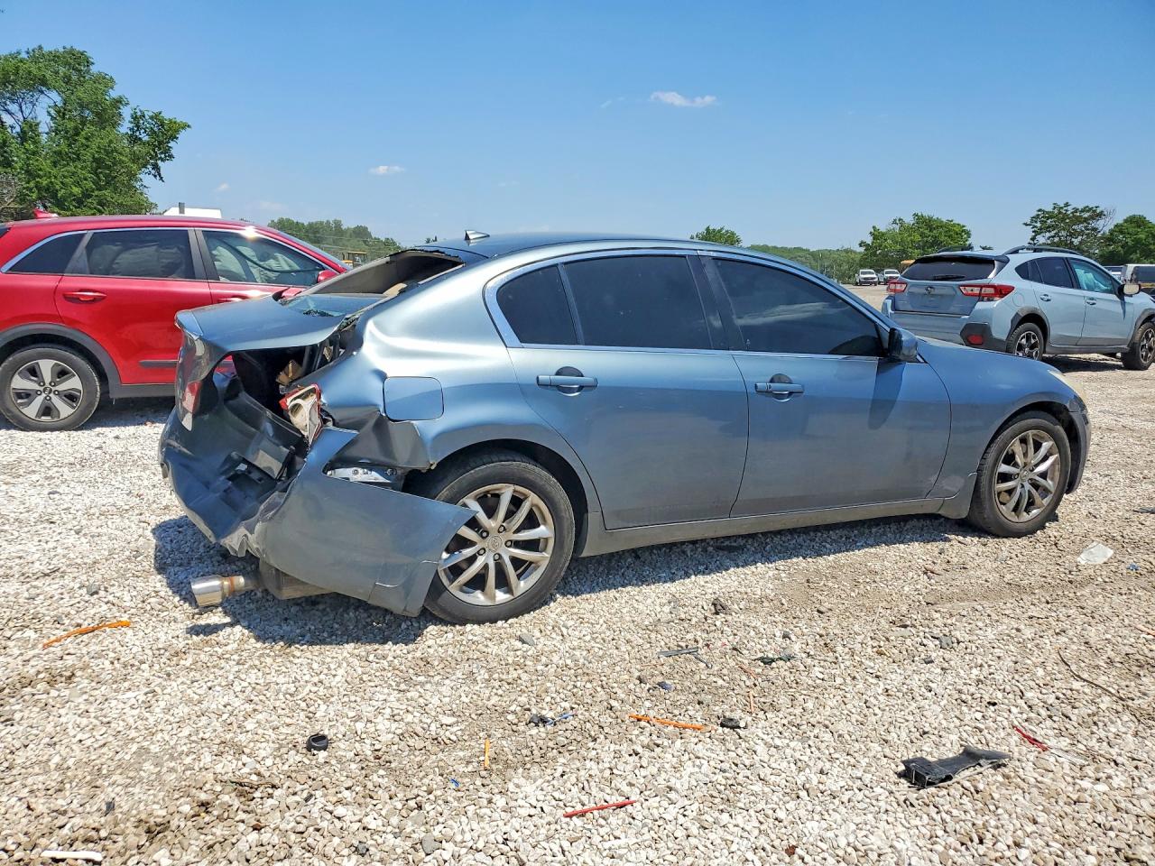 2008 Infiniti G35 X Blue vin: JNKBV61F88M255210