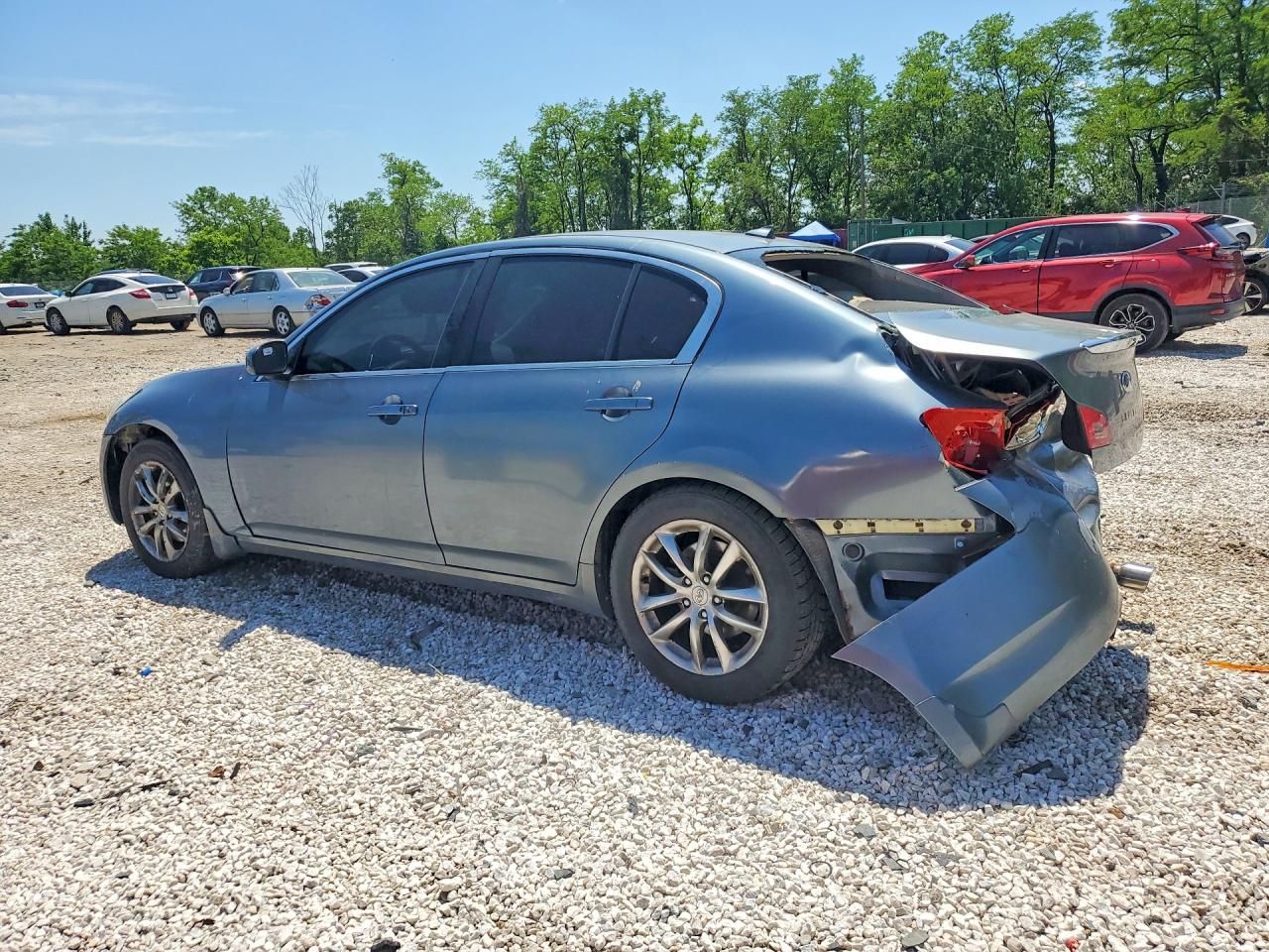 2008 Infiniti G35 X Blue vin: JNKBV61F88M255210