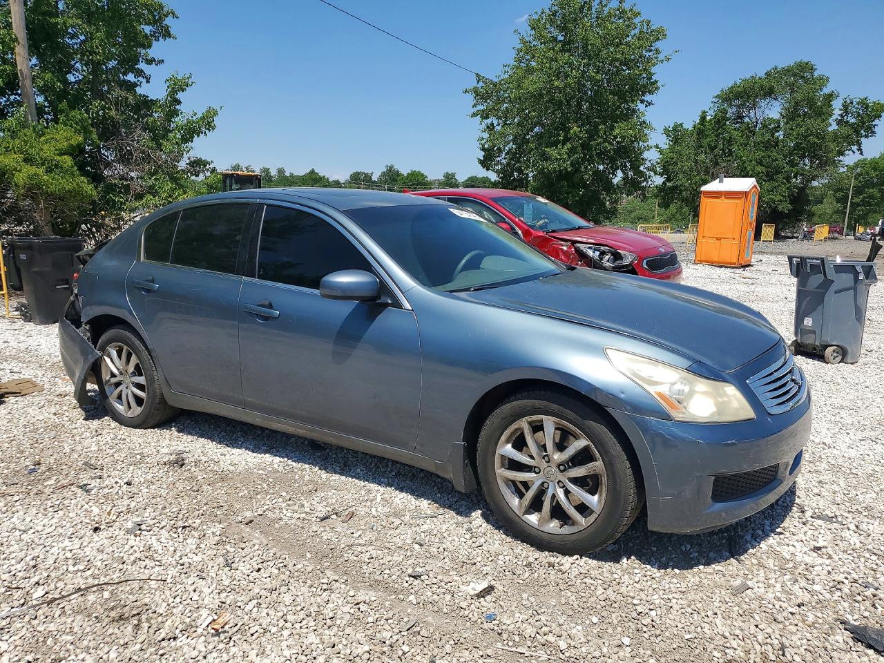 2008 Infiniti G35 X Blue vin: JNKBV61F88M255210