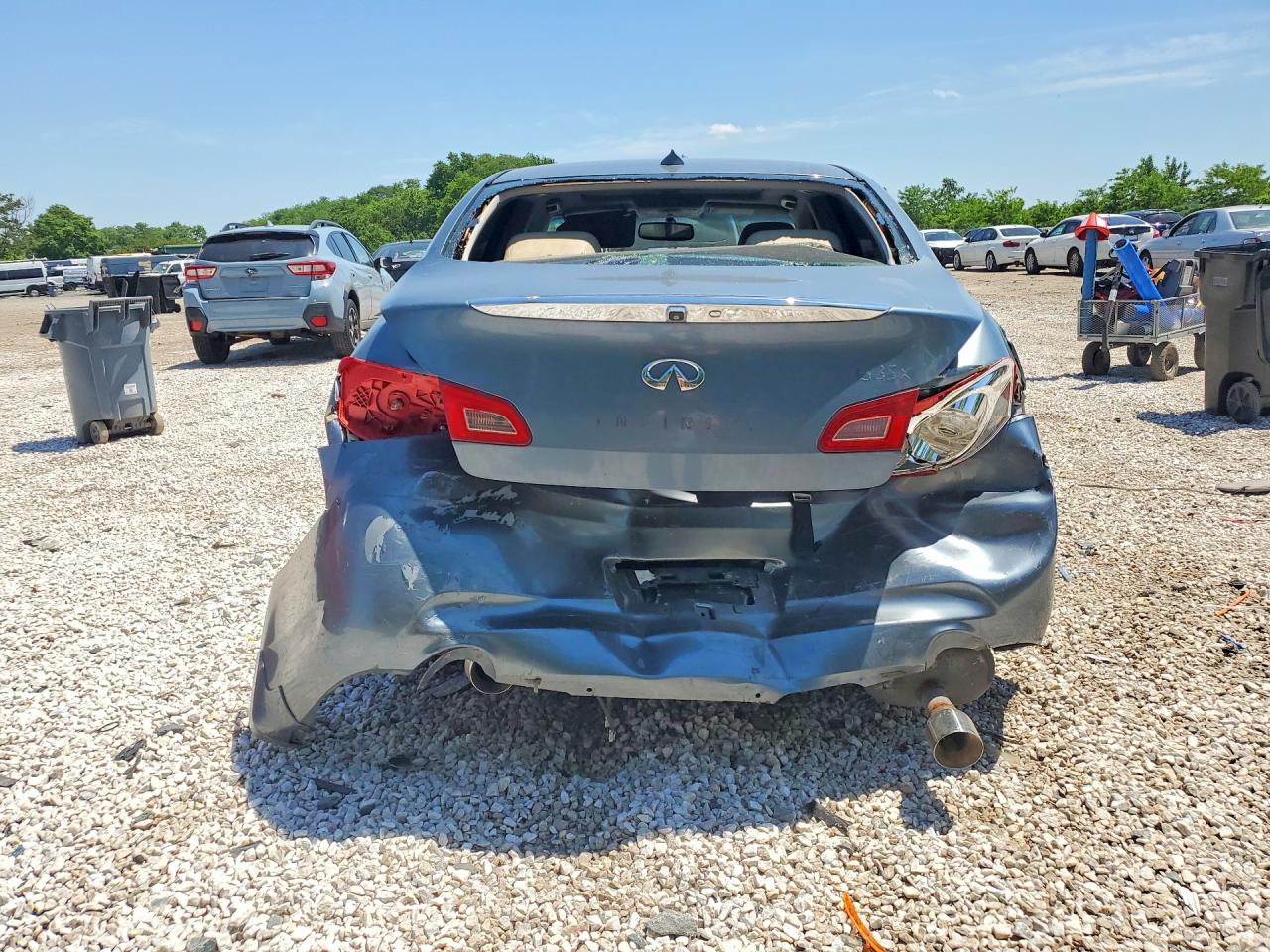 2008 Infiniti G35 X Blue vin: JNKBV61F88M255210