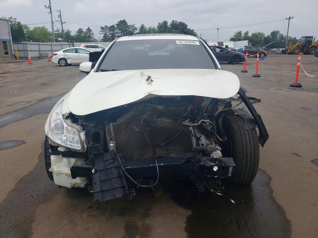 2008 Infiniti G35 X White vin: JNKBV61F88M265994