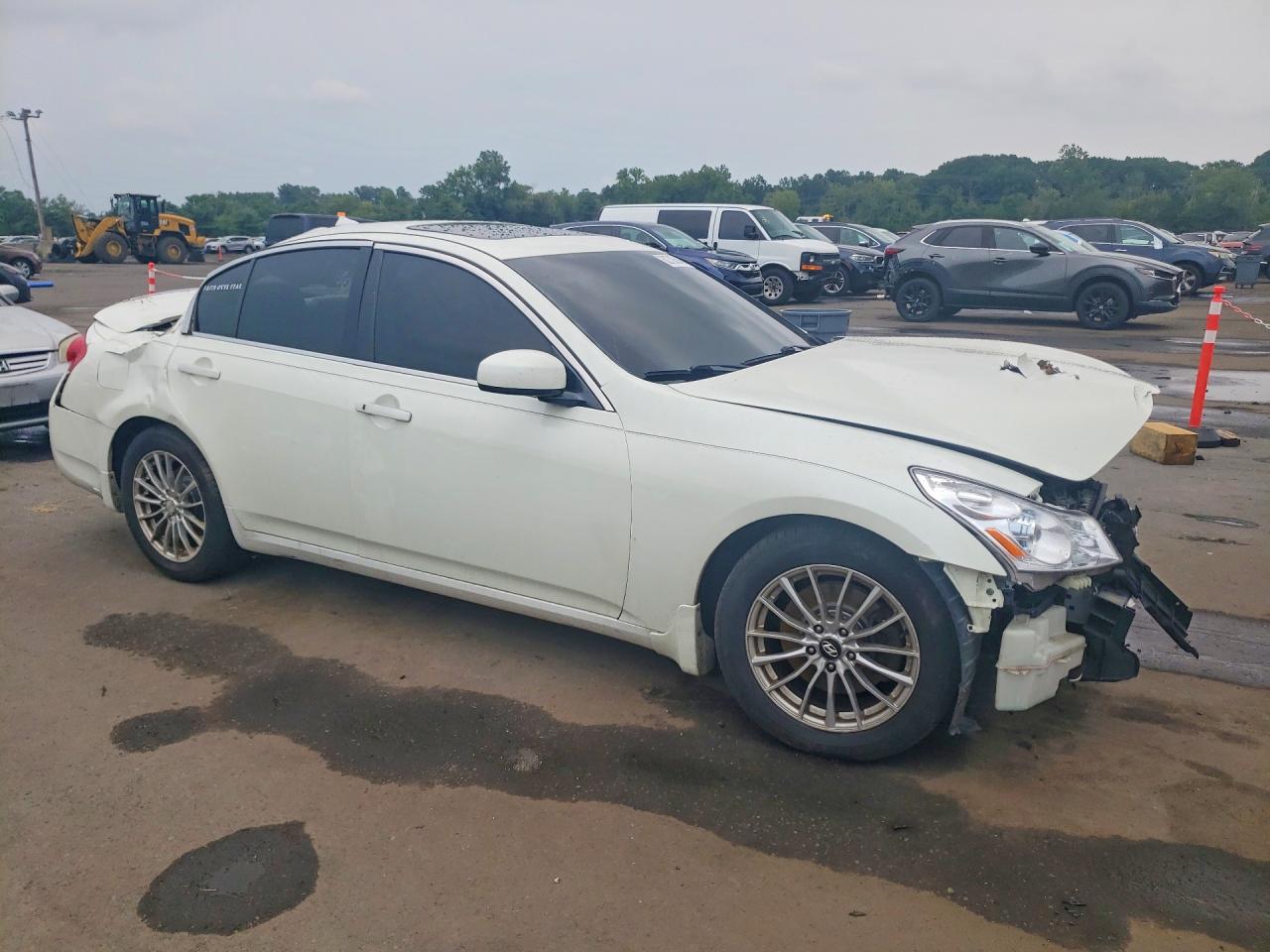 2008 Infiniti G35 X White vin: JNKBV61F88M265994