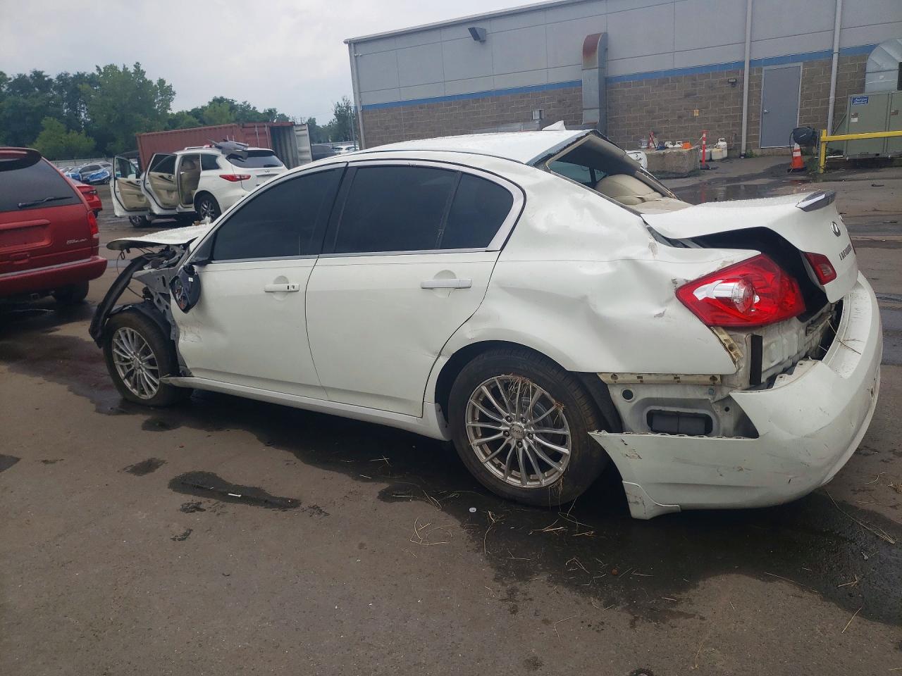 2008 Infiniti G35 X White vin: JNKBV61F88M265994