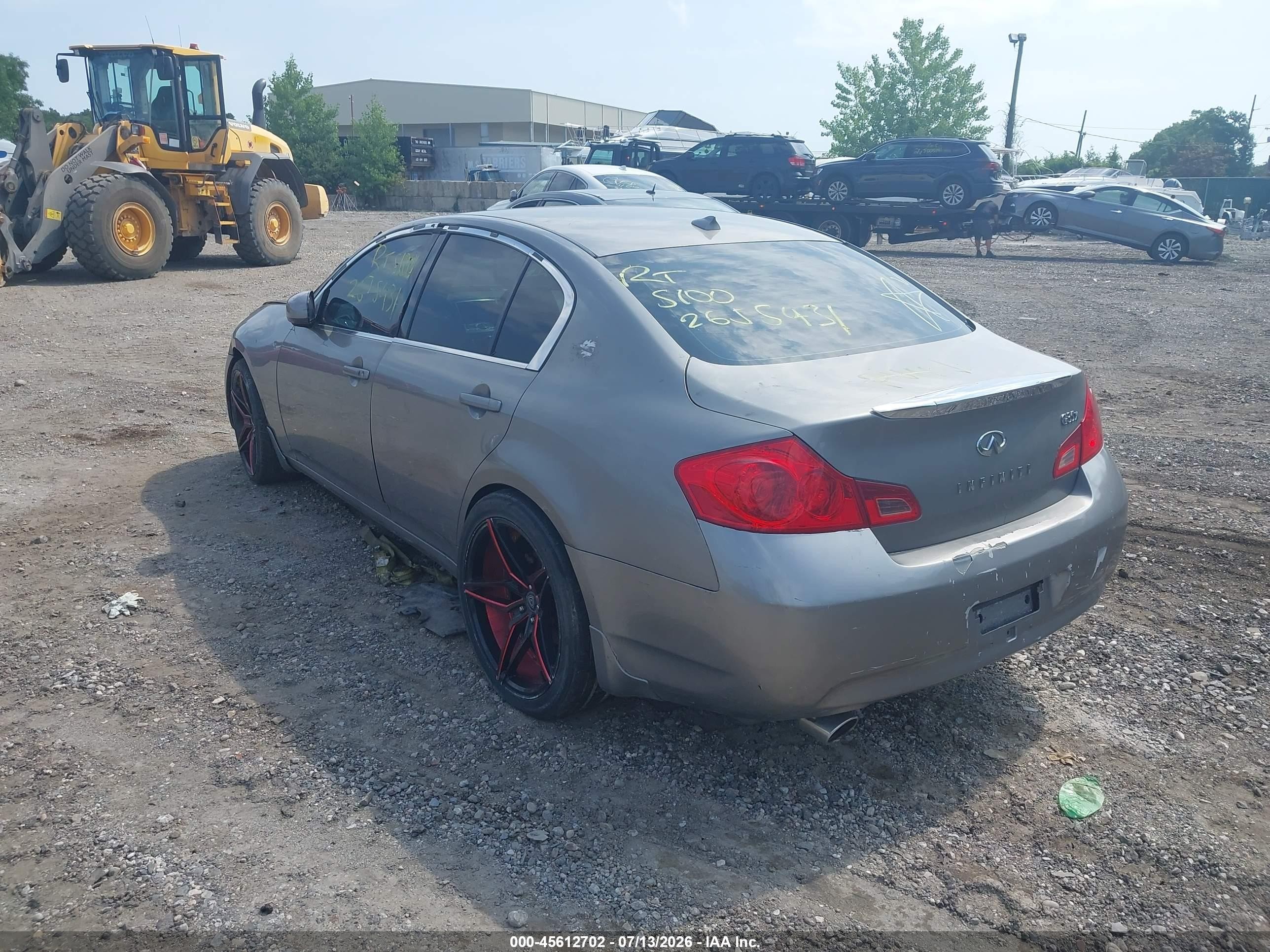 2008 Infiniti G35x   Gray vin: JNKBV61F88M274114