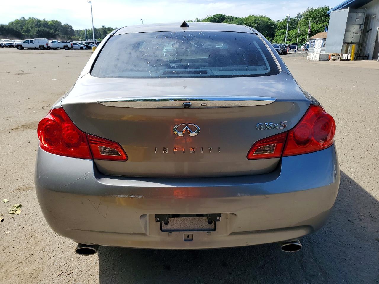 2008 Infiniti G35 X Silver vin: JNKBV61F88M274761