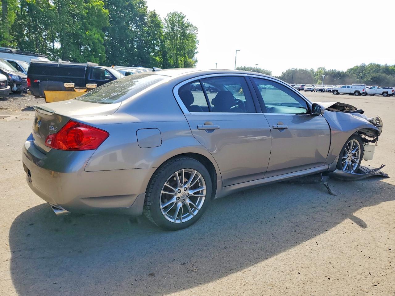 2008 Infiniti G35 X Silver vin: JNKBV61F88M274761